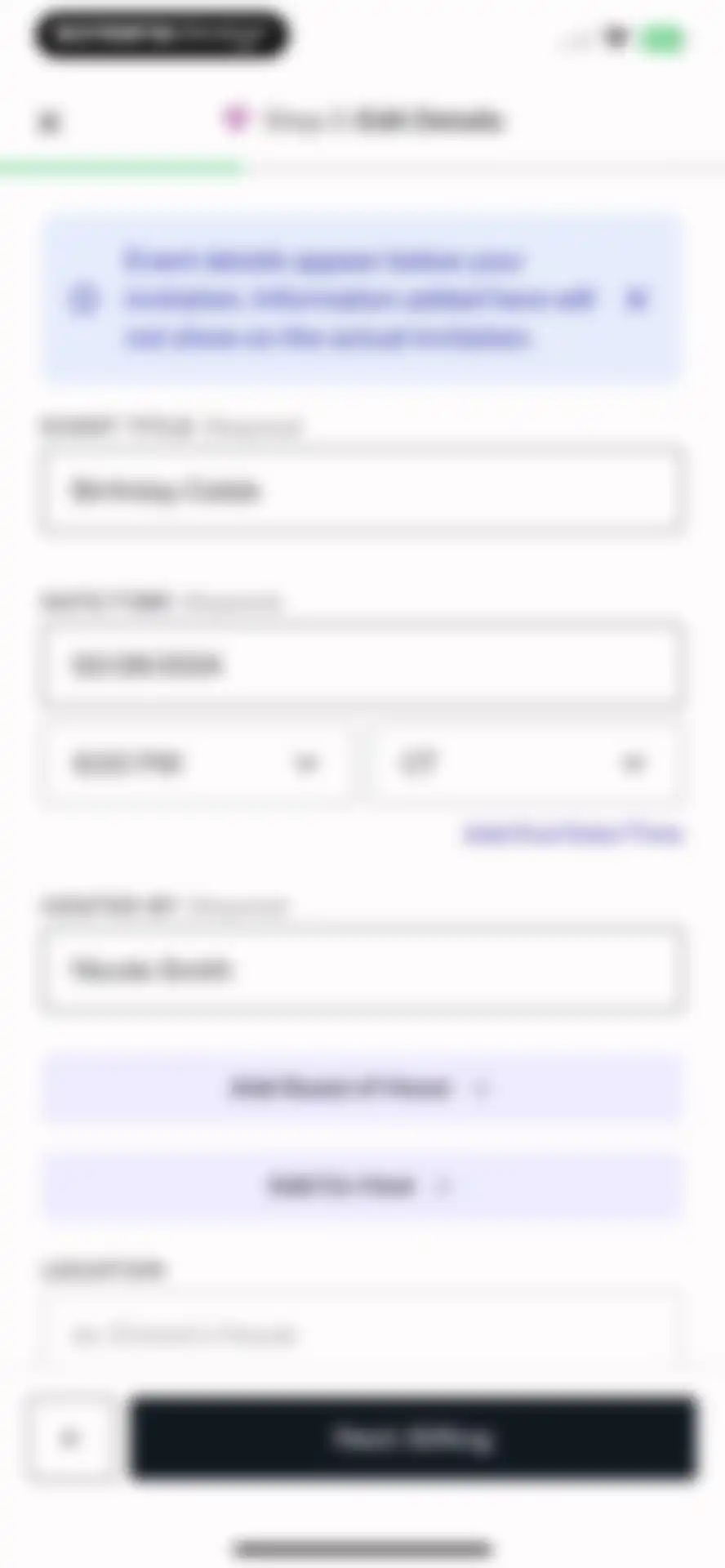 Evite: Party Invitation Maker screen 20
