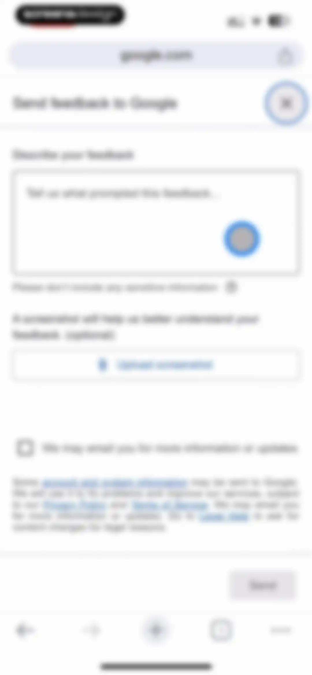 Google Chrome screen 16