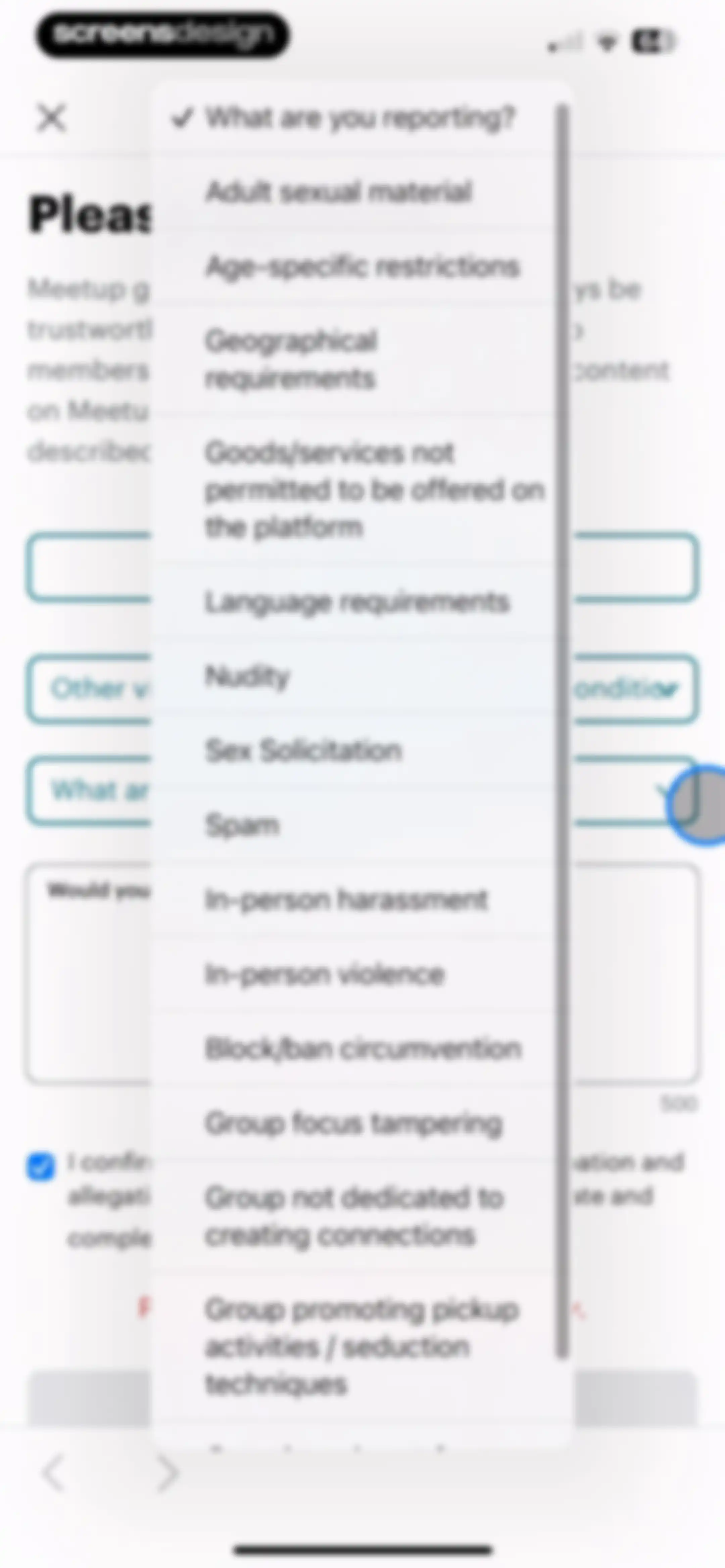 Meetup: Social Events & Groups screen 47