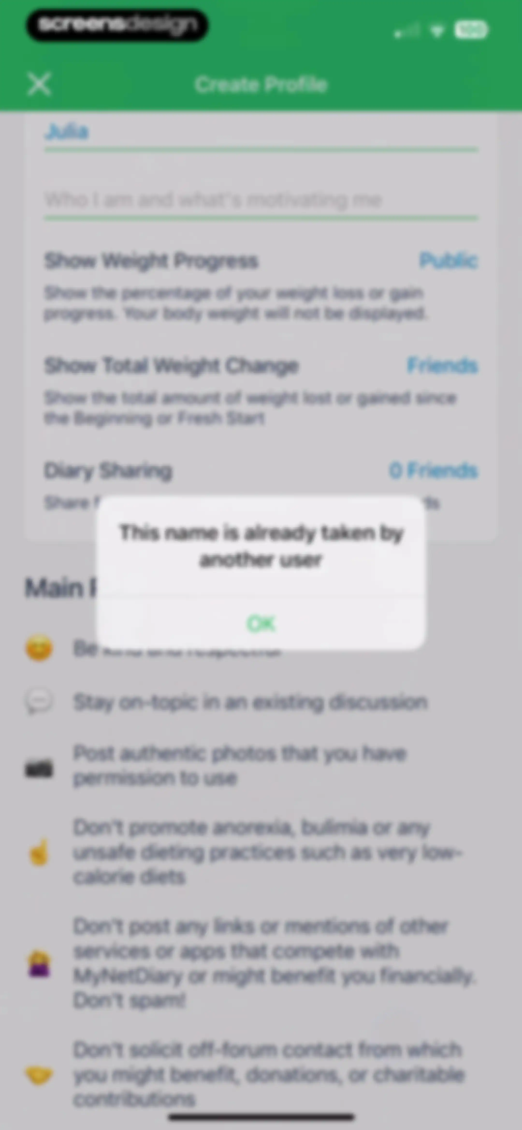 Calorie Counter - MyNetDiary screen 213