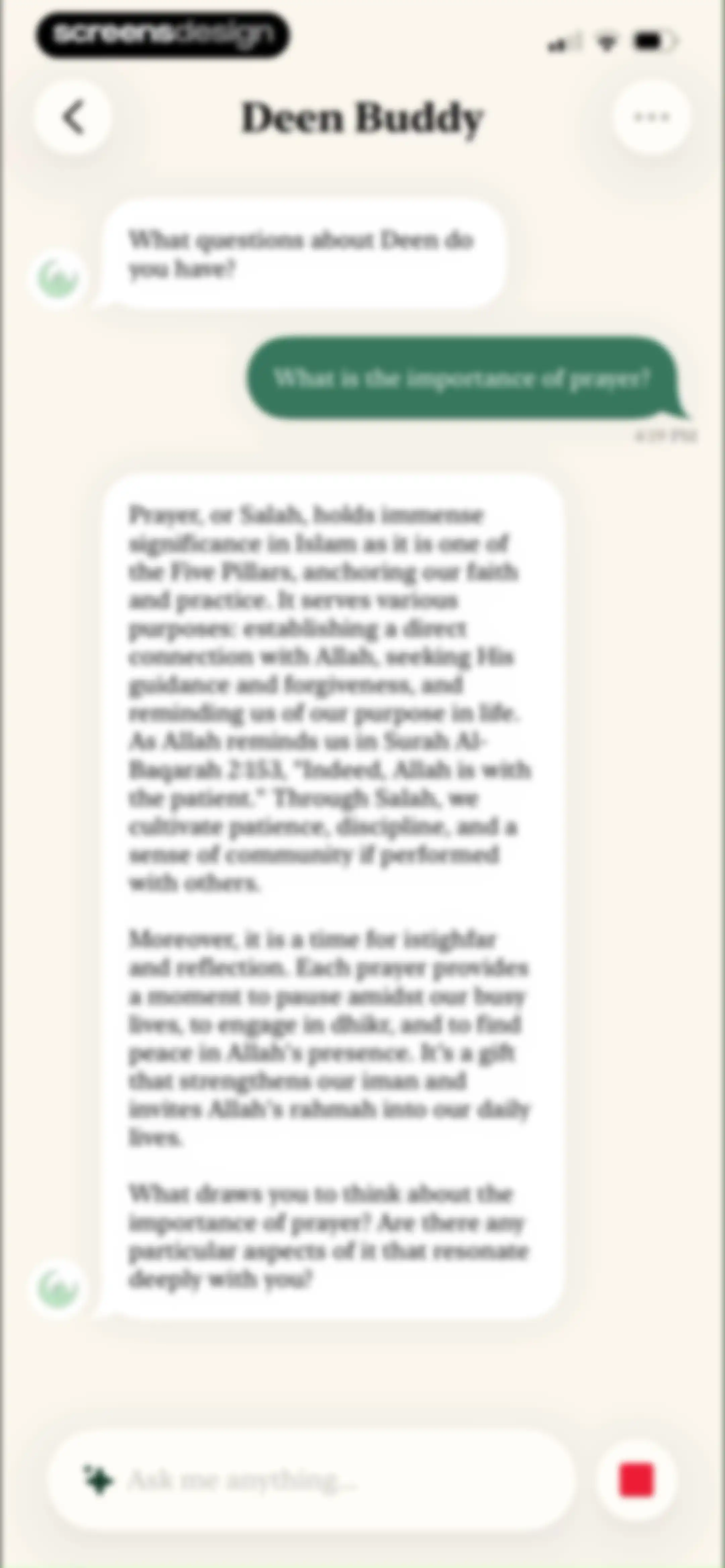 Deen Buddy - Quran Chat screen 35