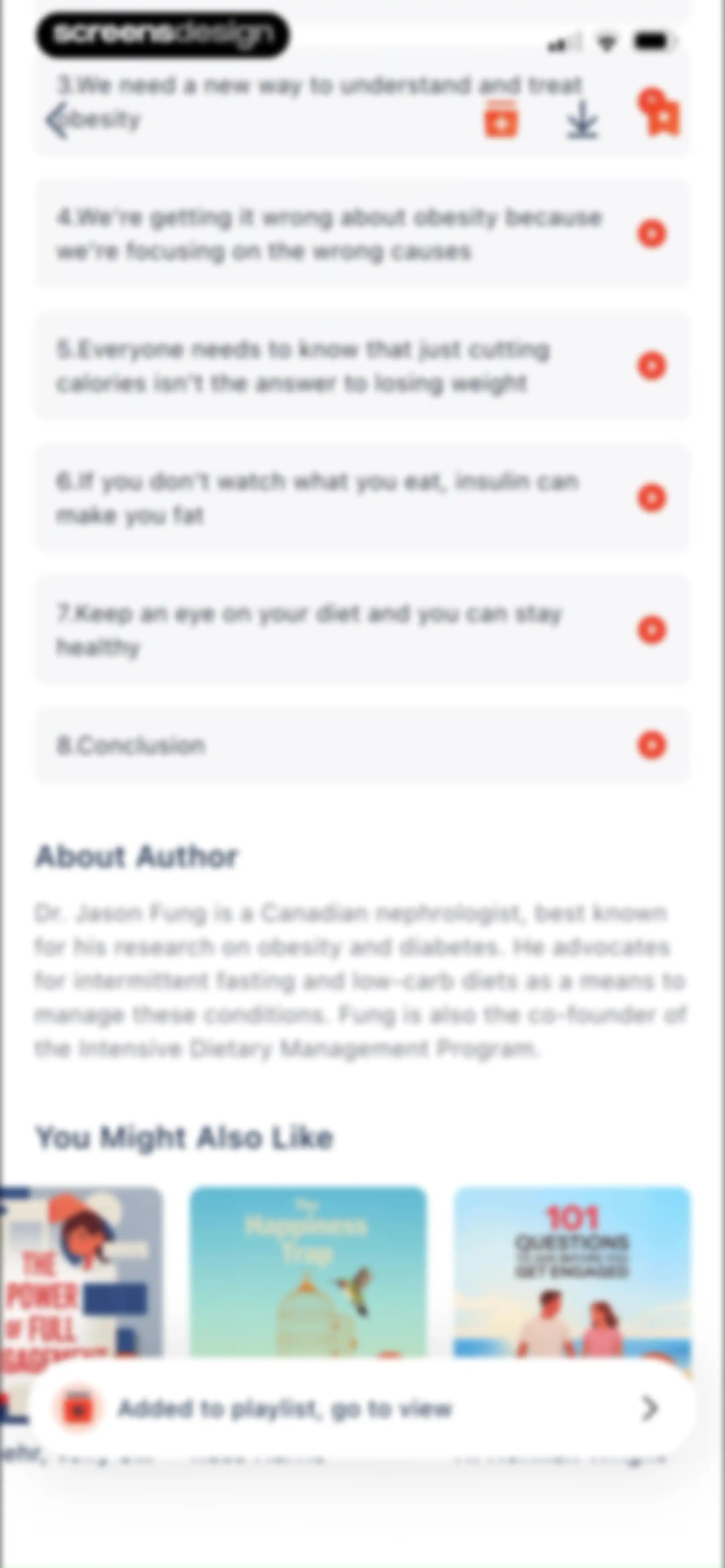 BookCast: 15-Minute Insights screen 42