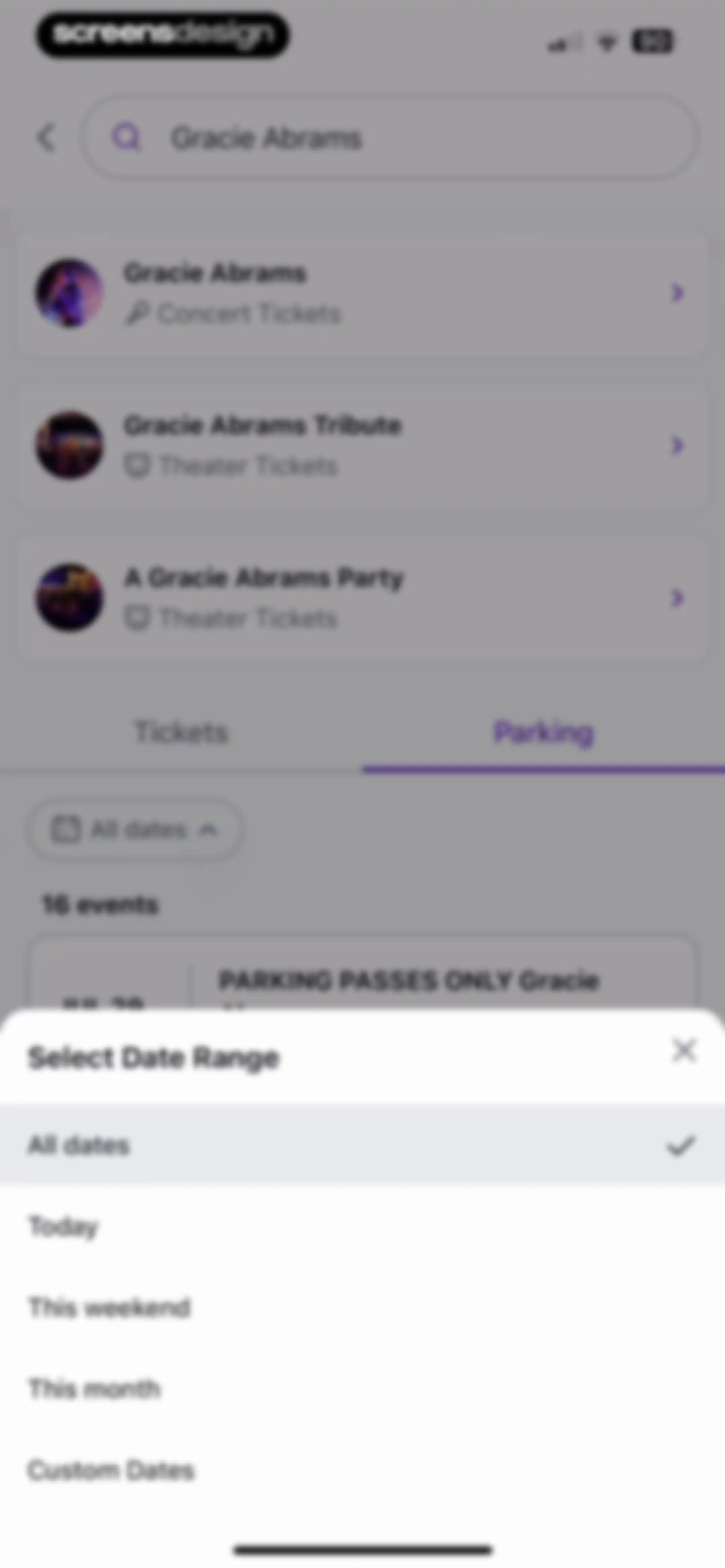 StubHub: Event Tickets screen 49