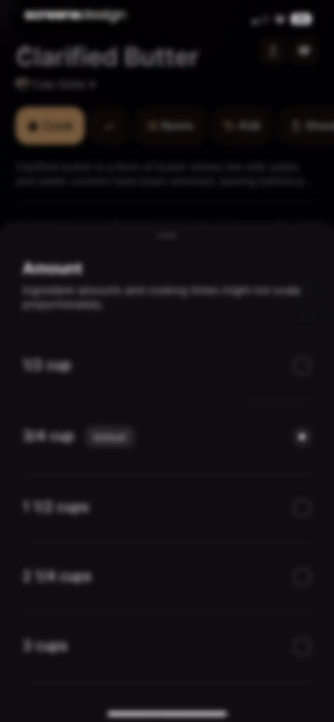 CREME: Create Memorable Meals screen 43