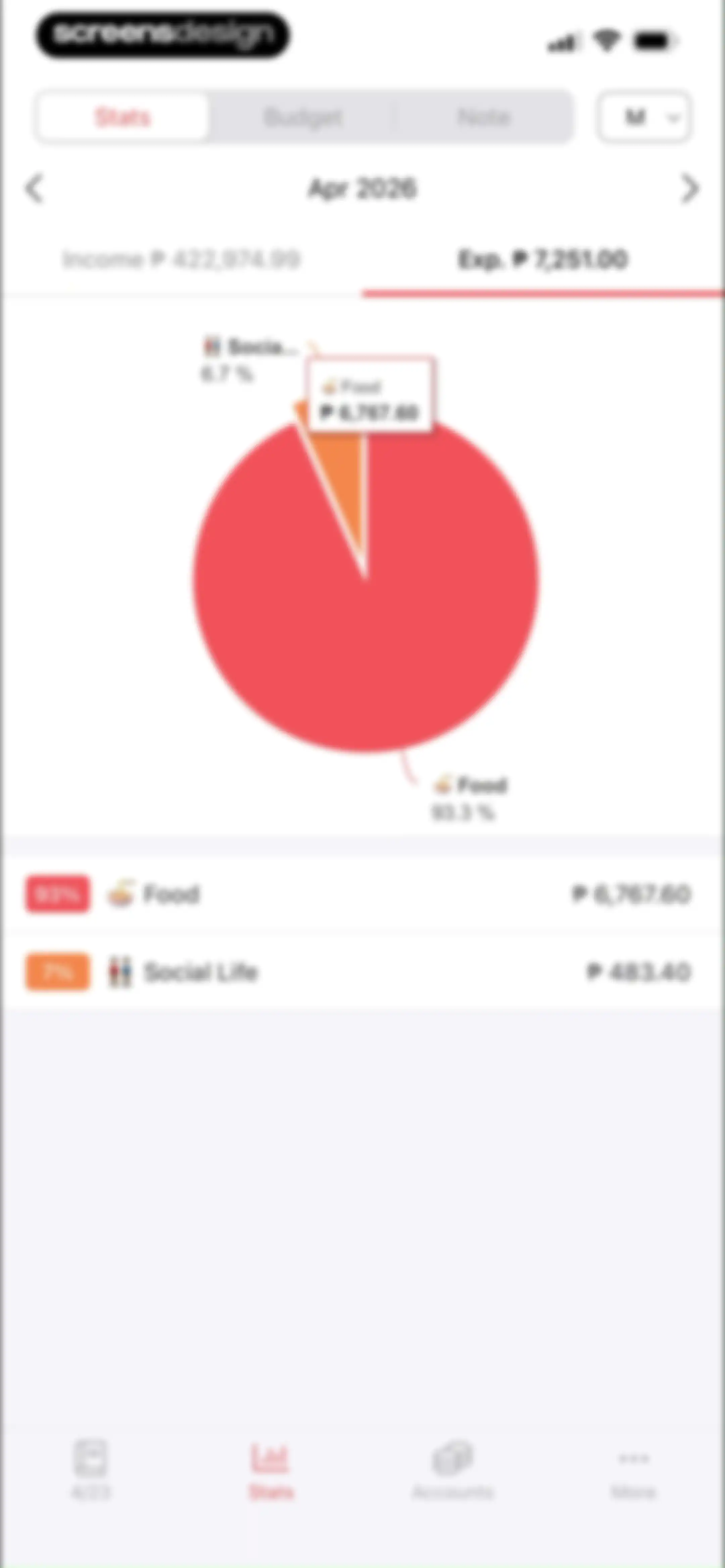 Money Manager Expense & Budget screen 56