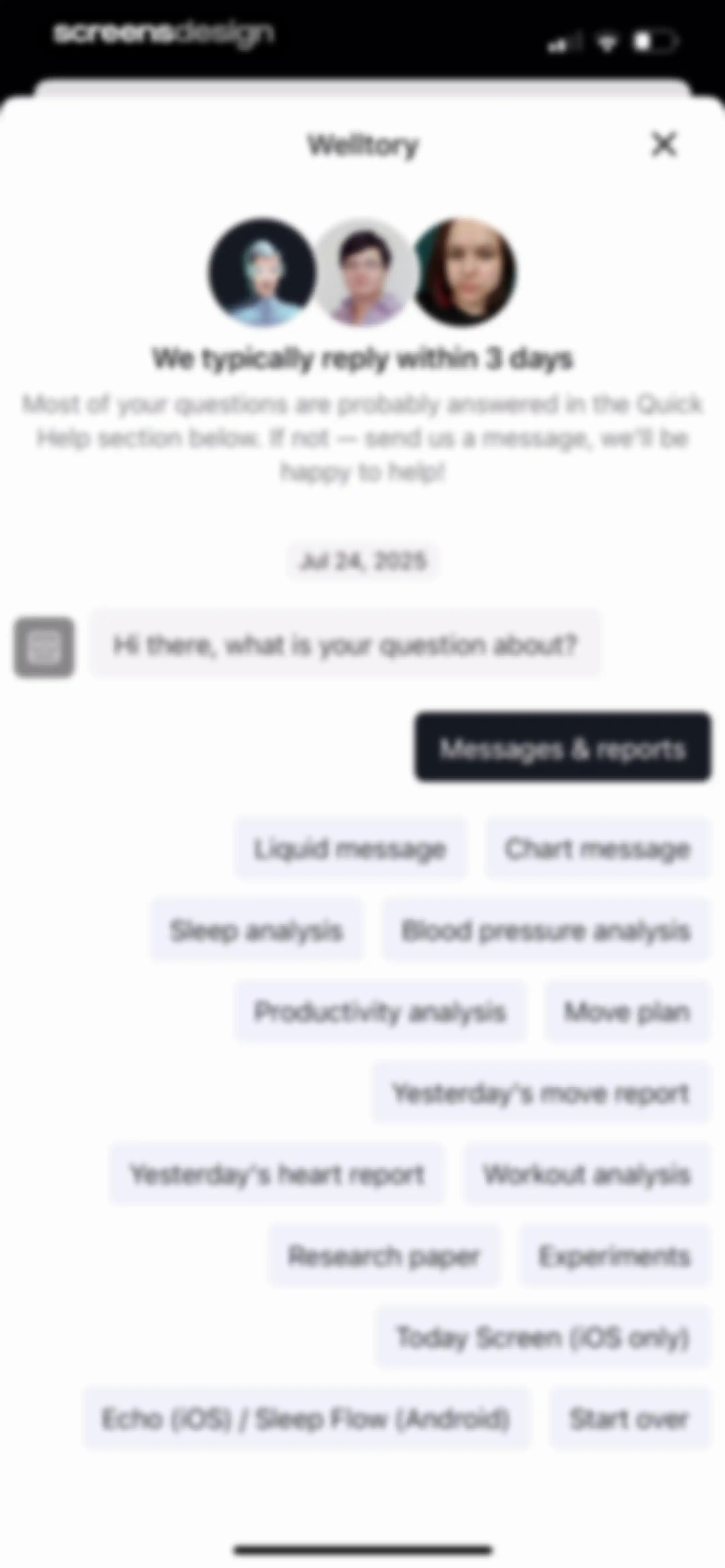 Welltory: Health, Heart Rate screen 136