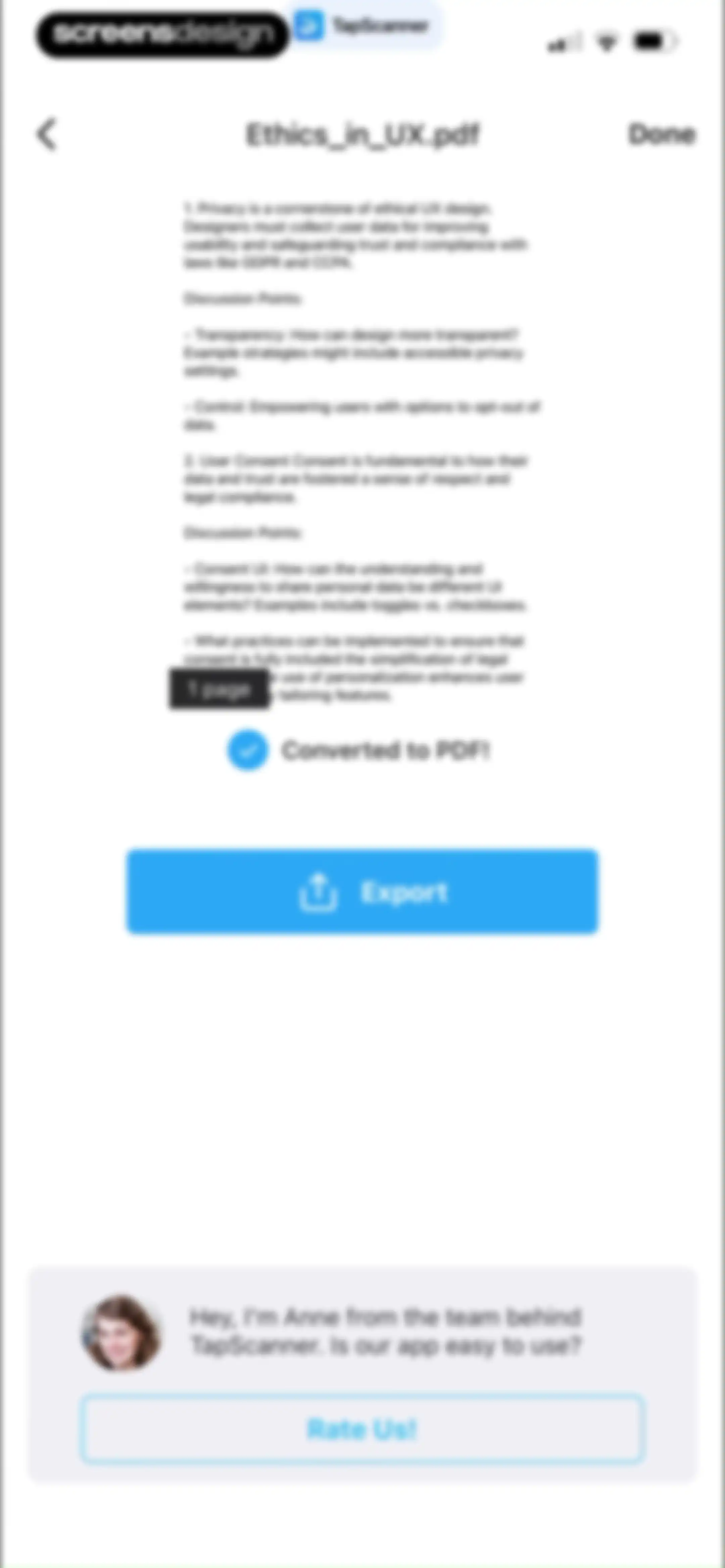 PDF Scanner App: TapScanner screen 59