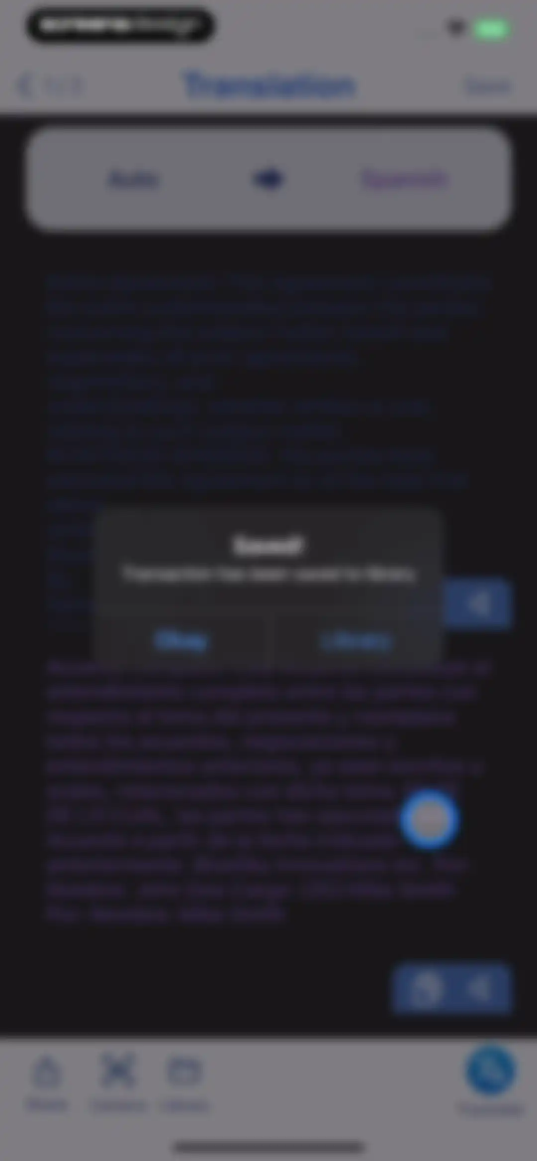 OneDocs Scanner Translator screen 13
