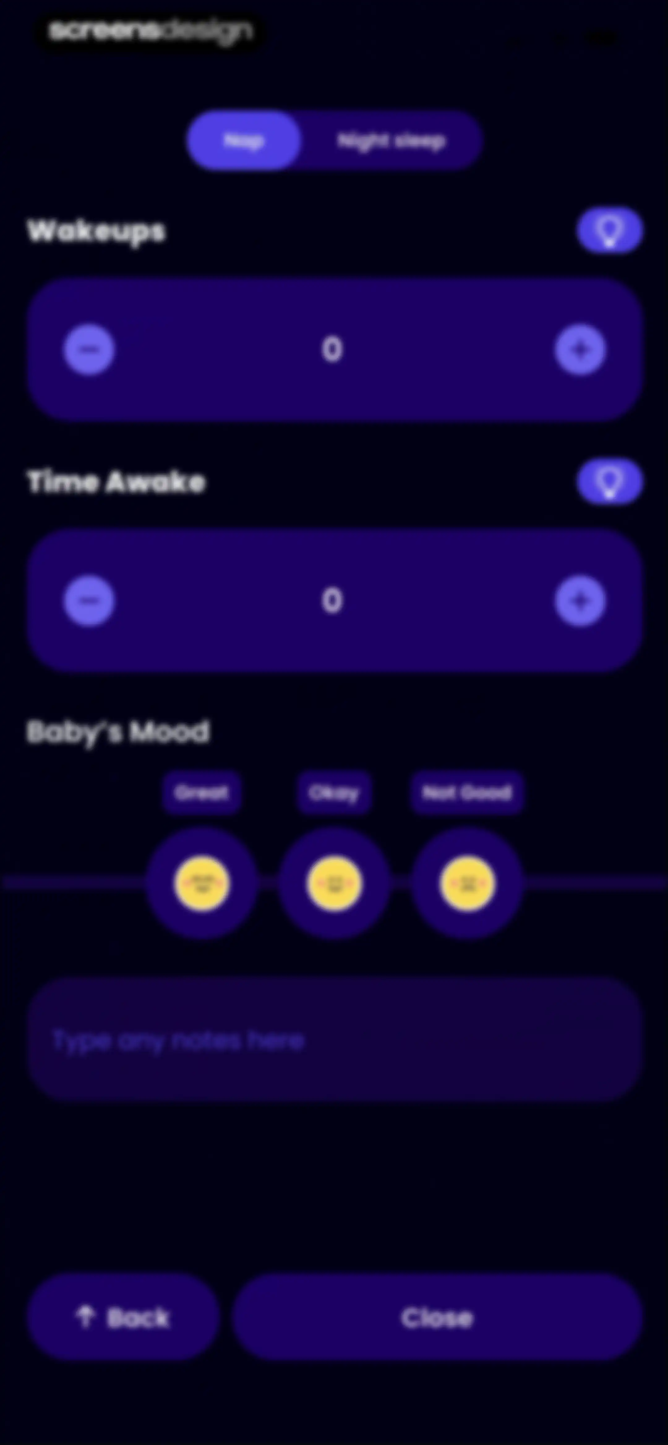 Happy Baby - Sleep & Tracker screen 52