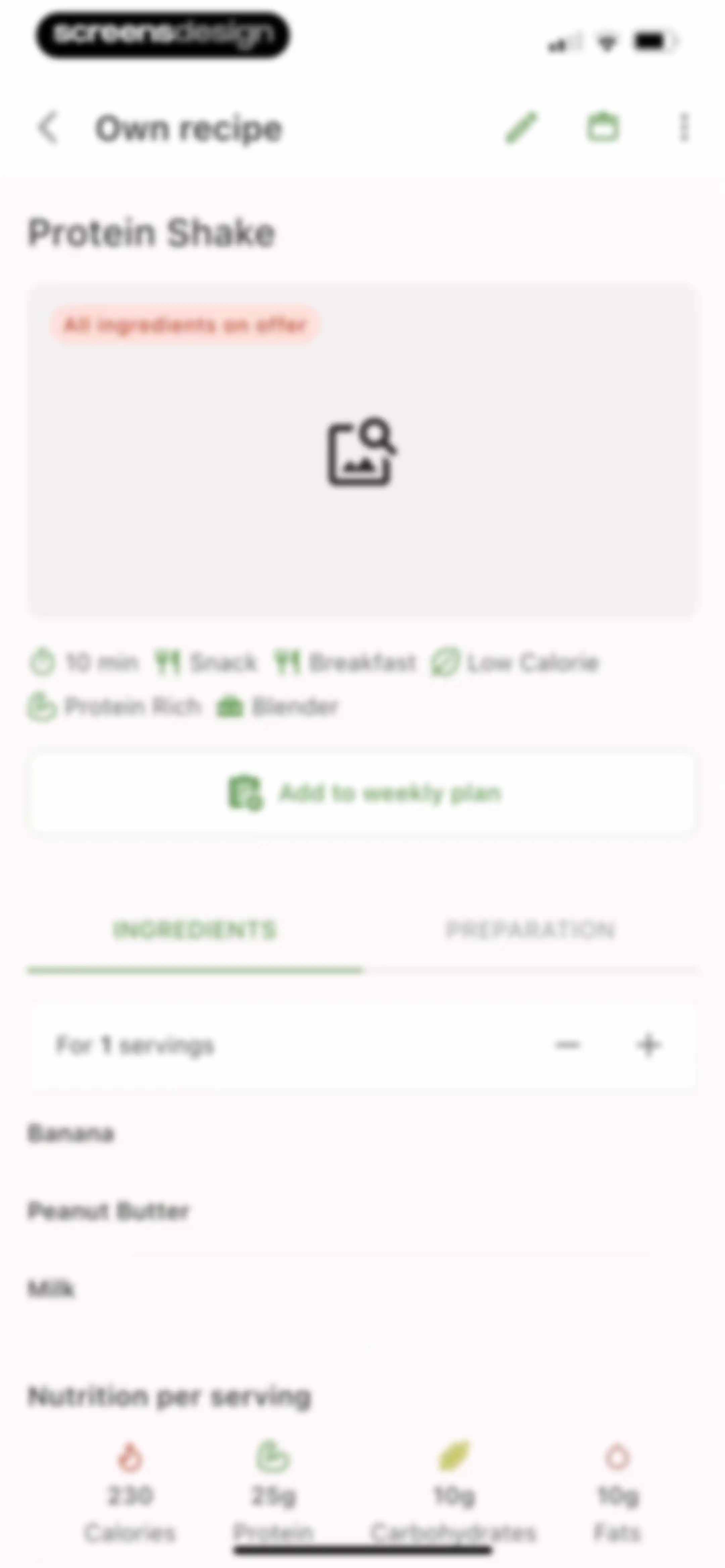 All My Meals - Keep Recipes screen 38