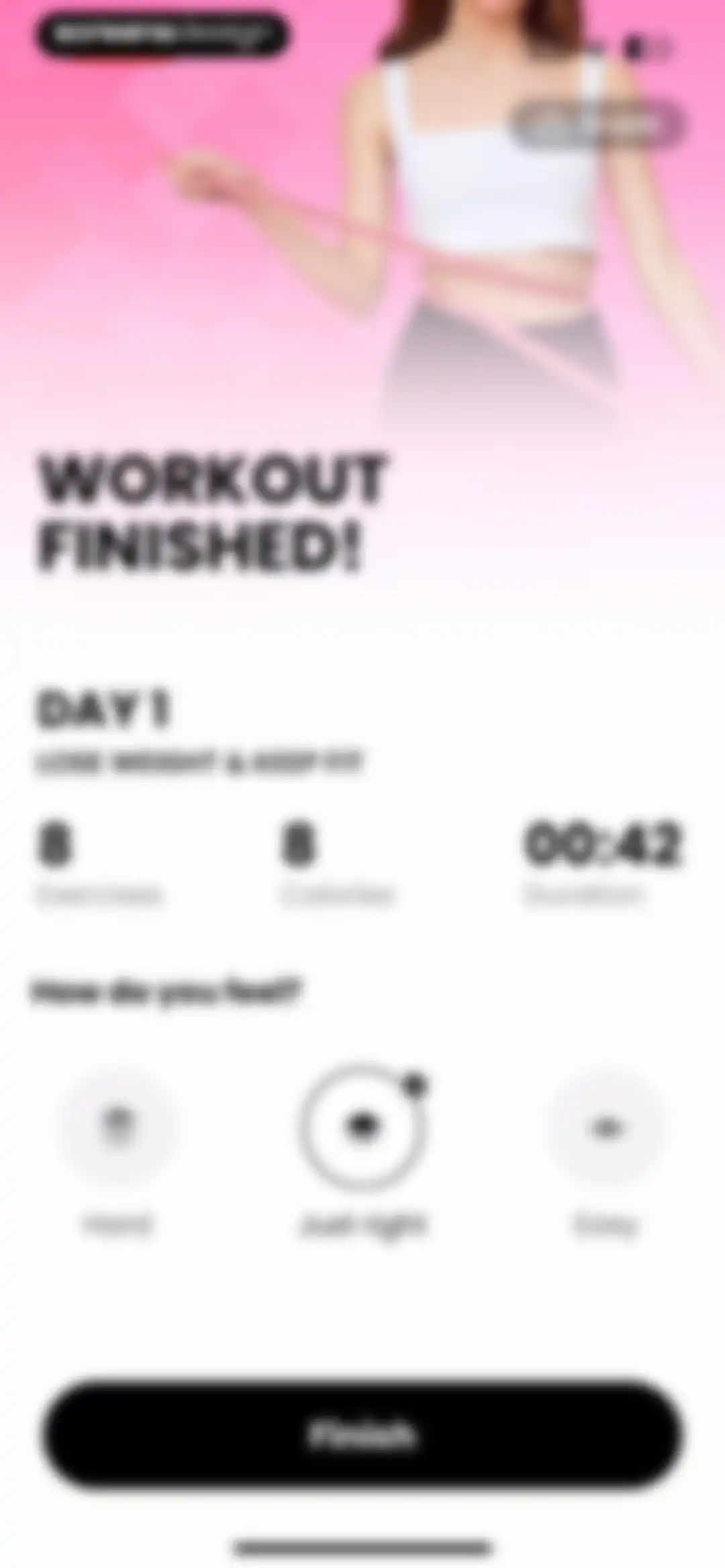 Lose Weight for Women at Home screen 85