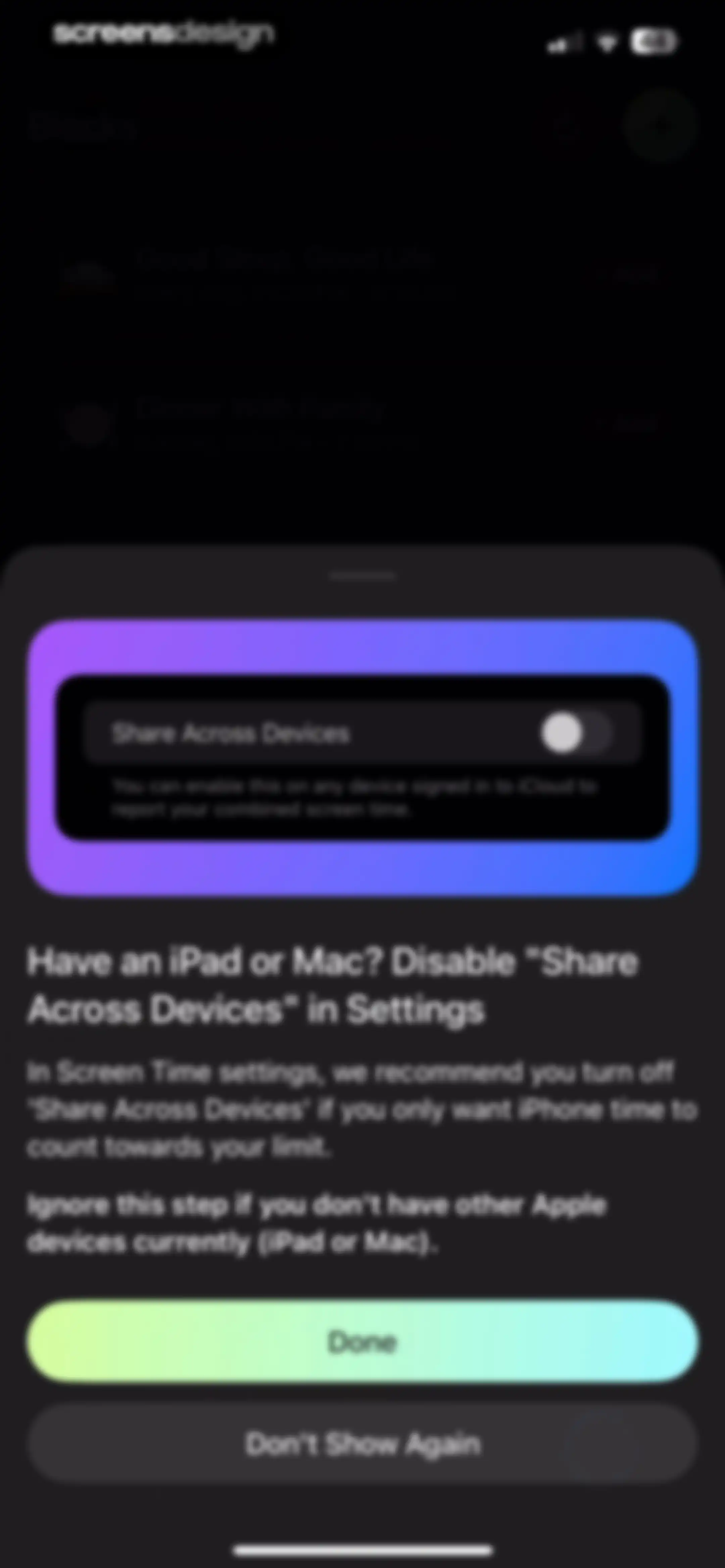 Opal: Screen Time Control screen 126