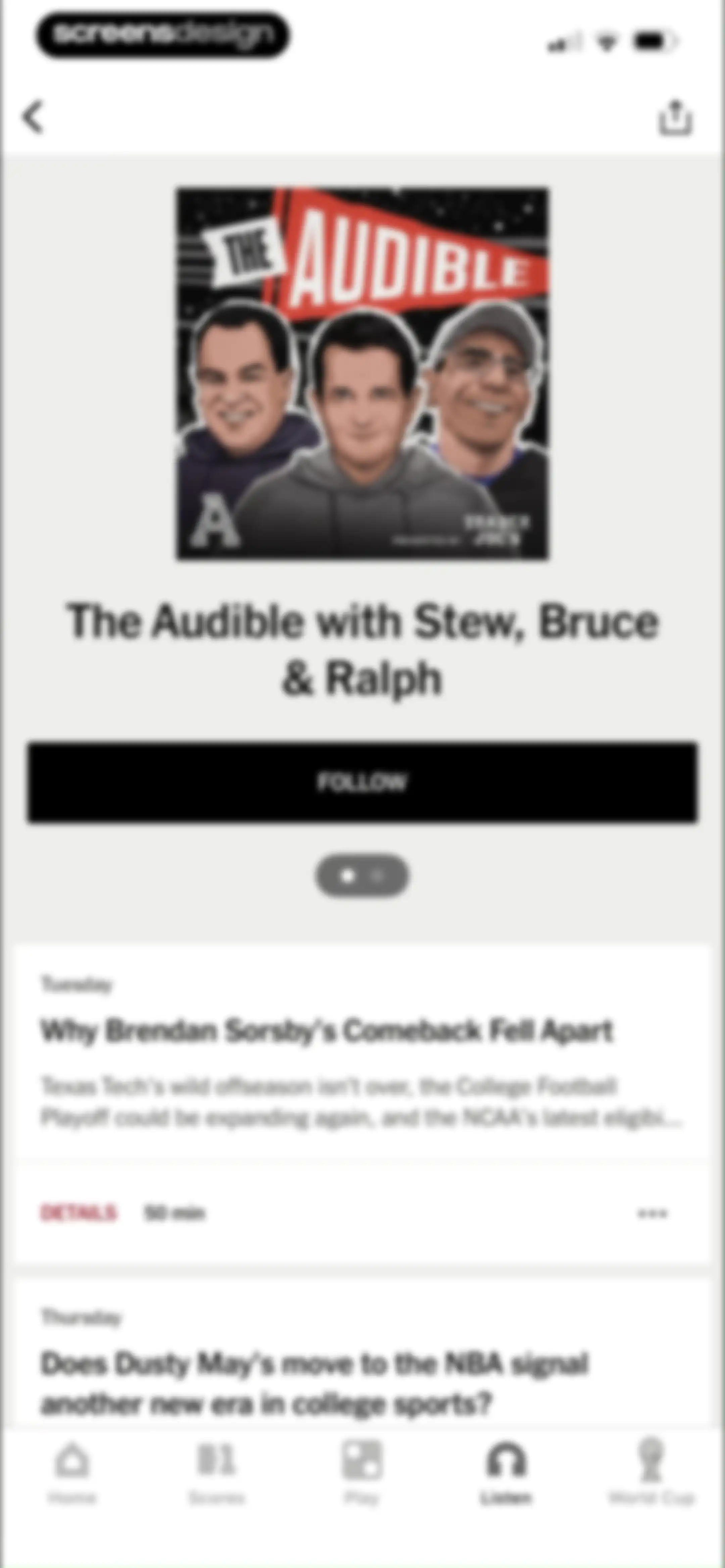 The Athletic: All Sports News screen 71