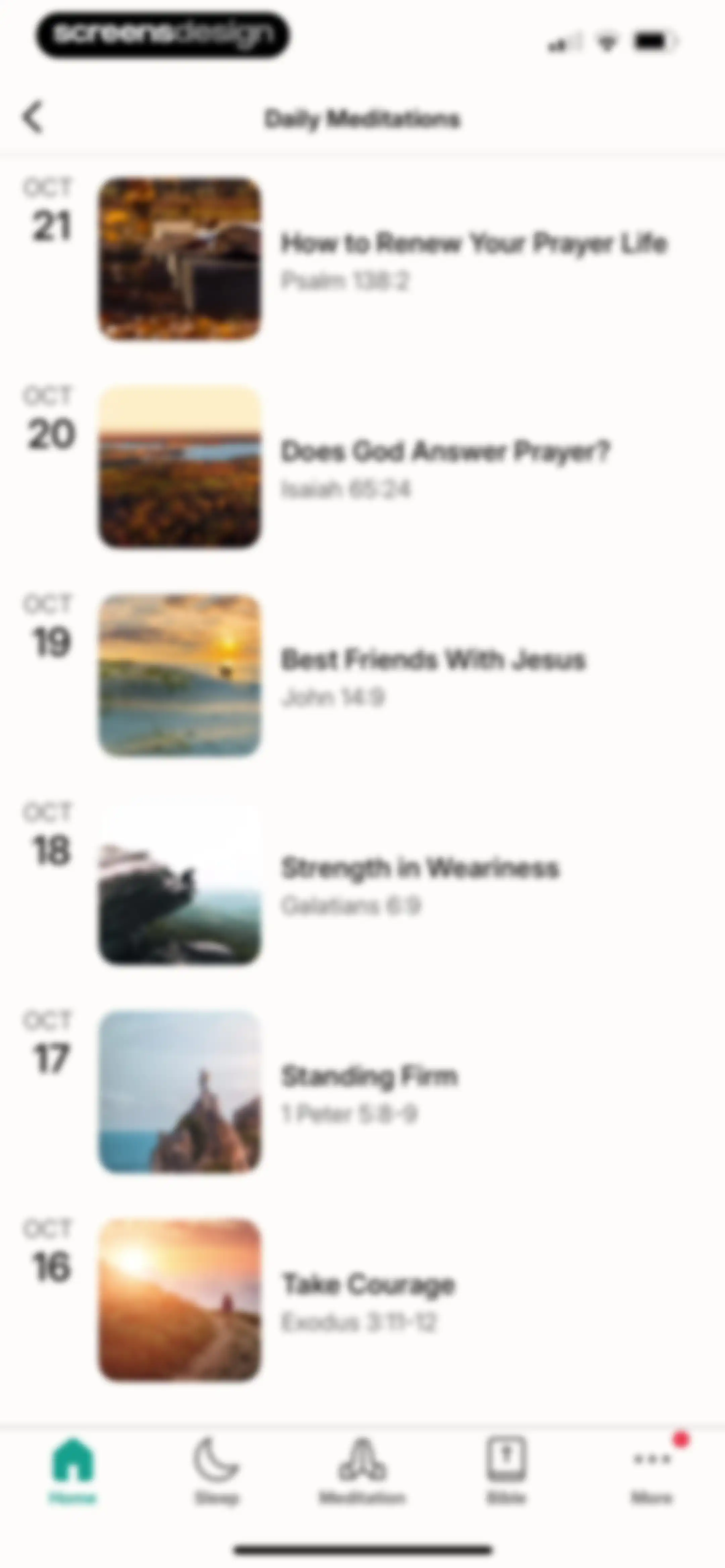 Abide: Bible Prayer Meditation screen 41