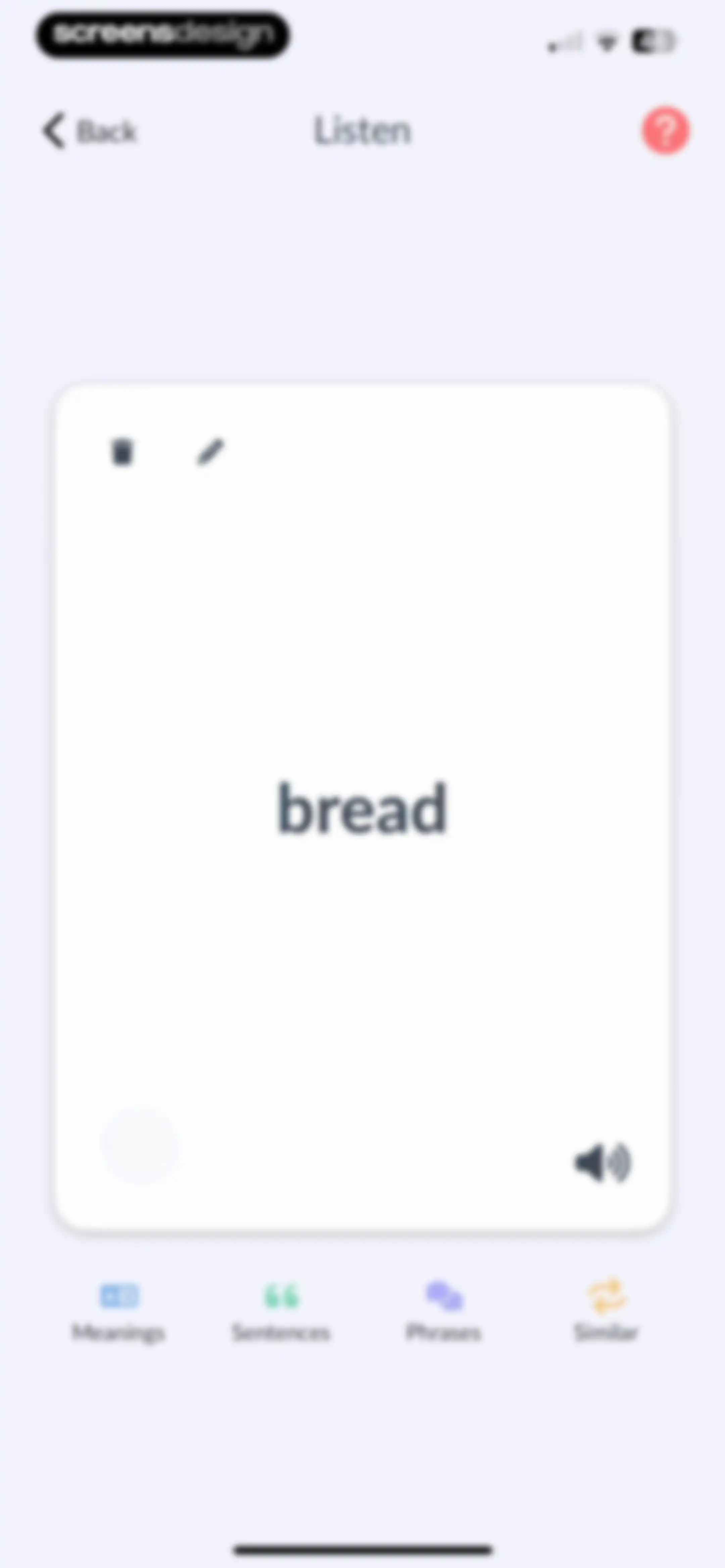 Langua: AI language learning screen 104
