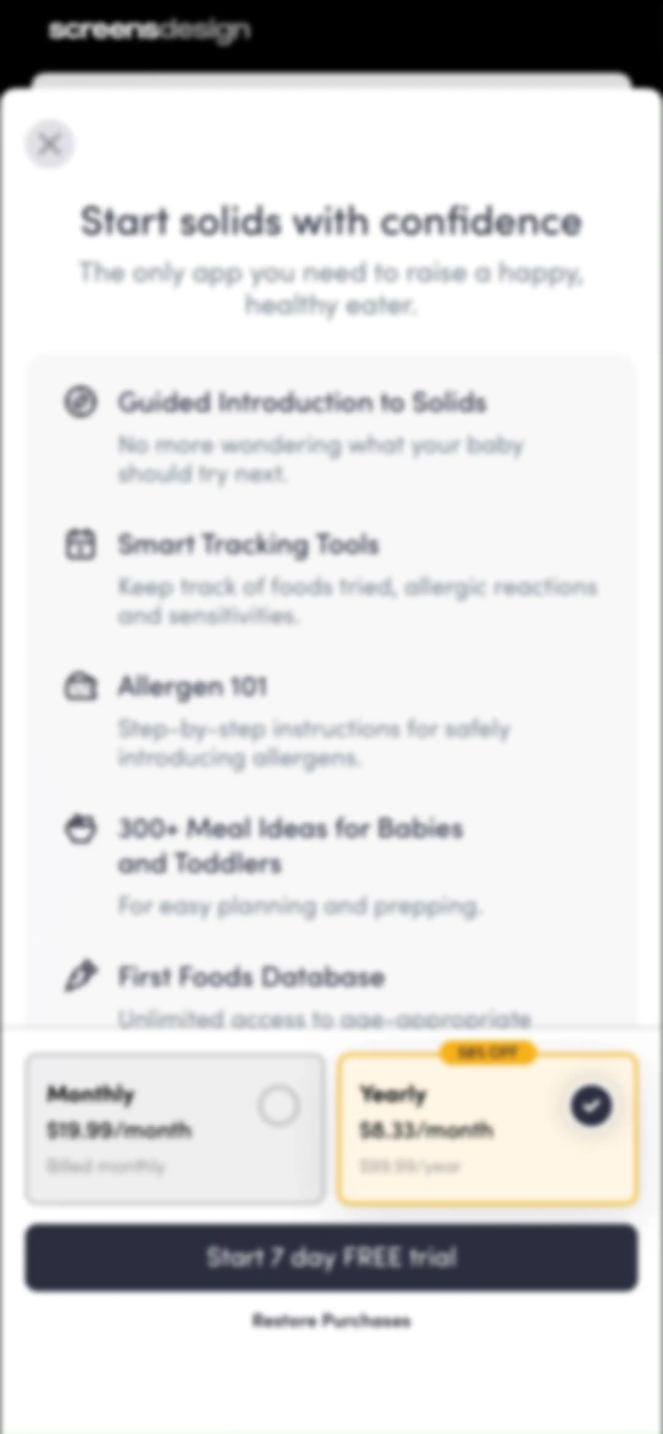 Solid Starts: Baby First Foods screen 50