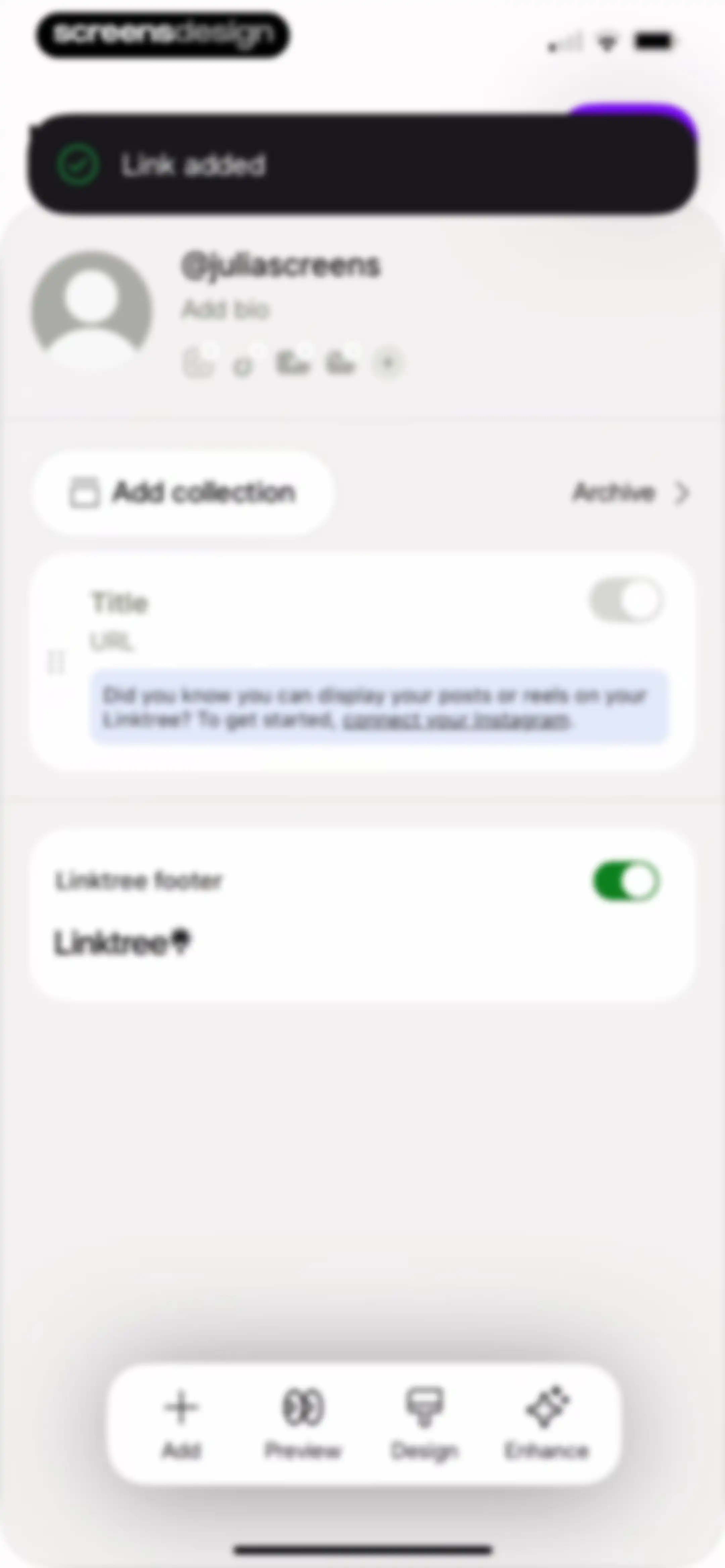 Linktree: Link in Bio Creator screen 30