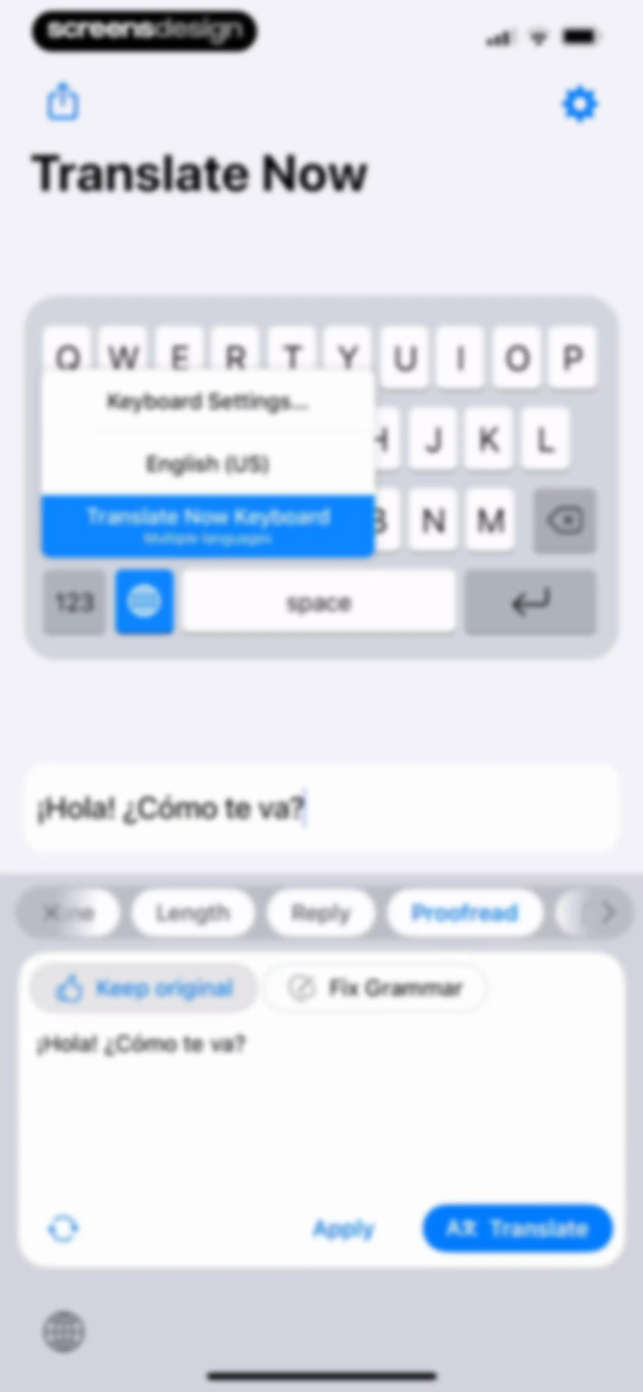 Translator Keyboard - Language screen 29