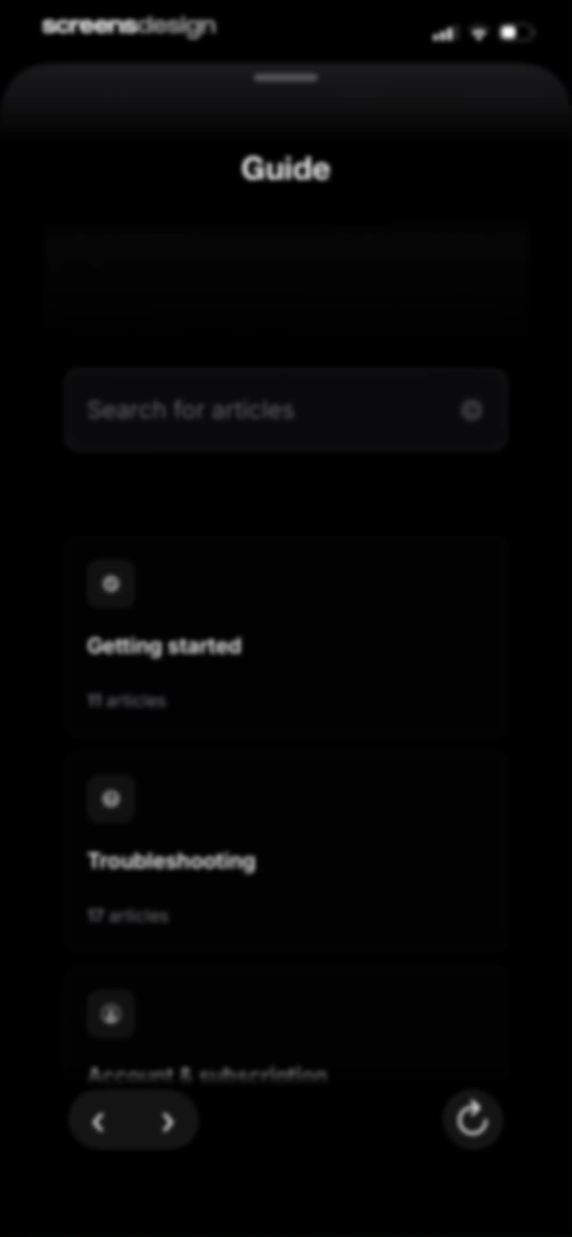 Blank Spaces Launcher screen 89