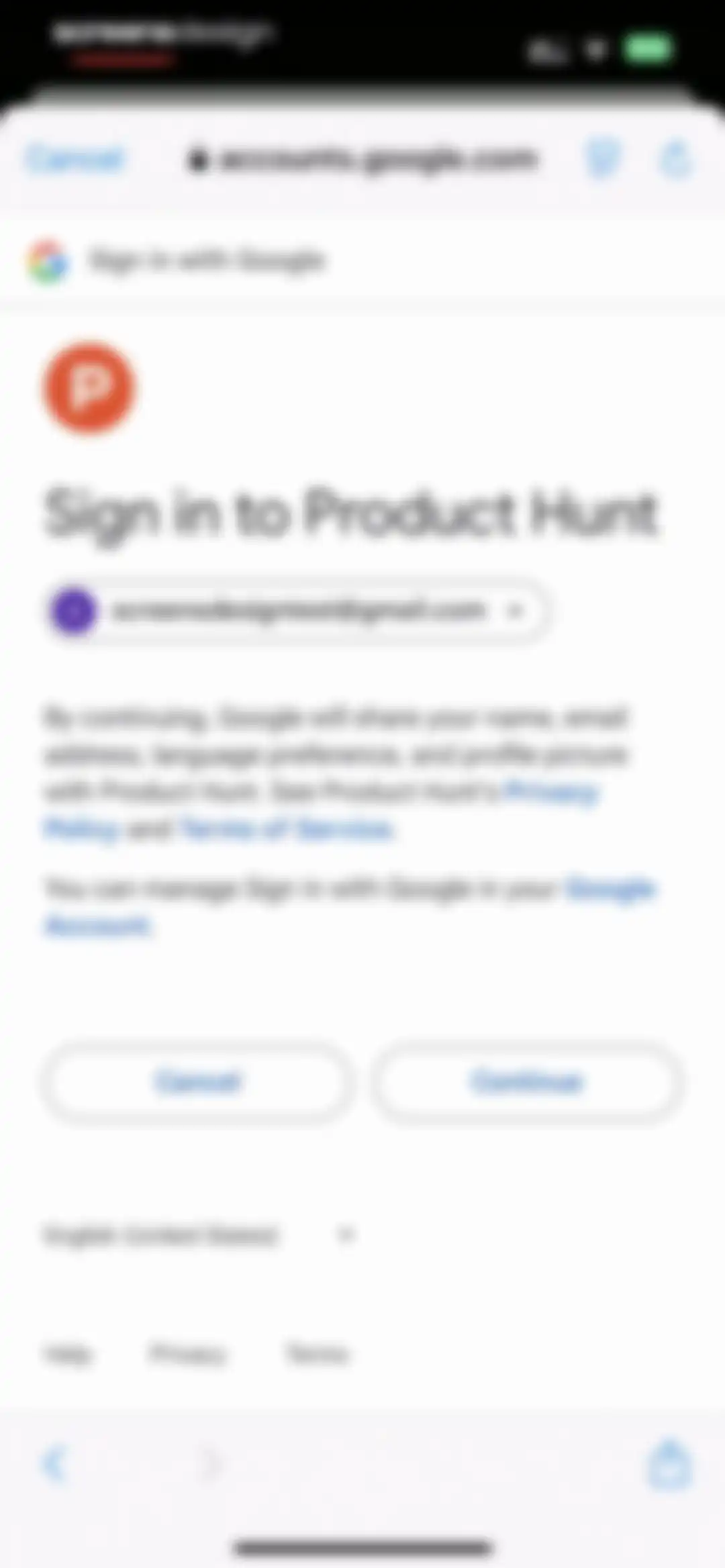 Product Hunt screen 7