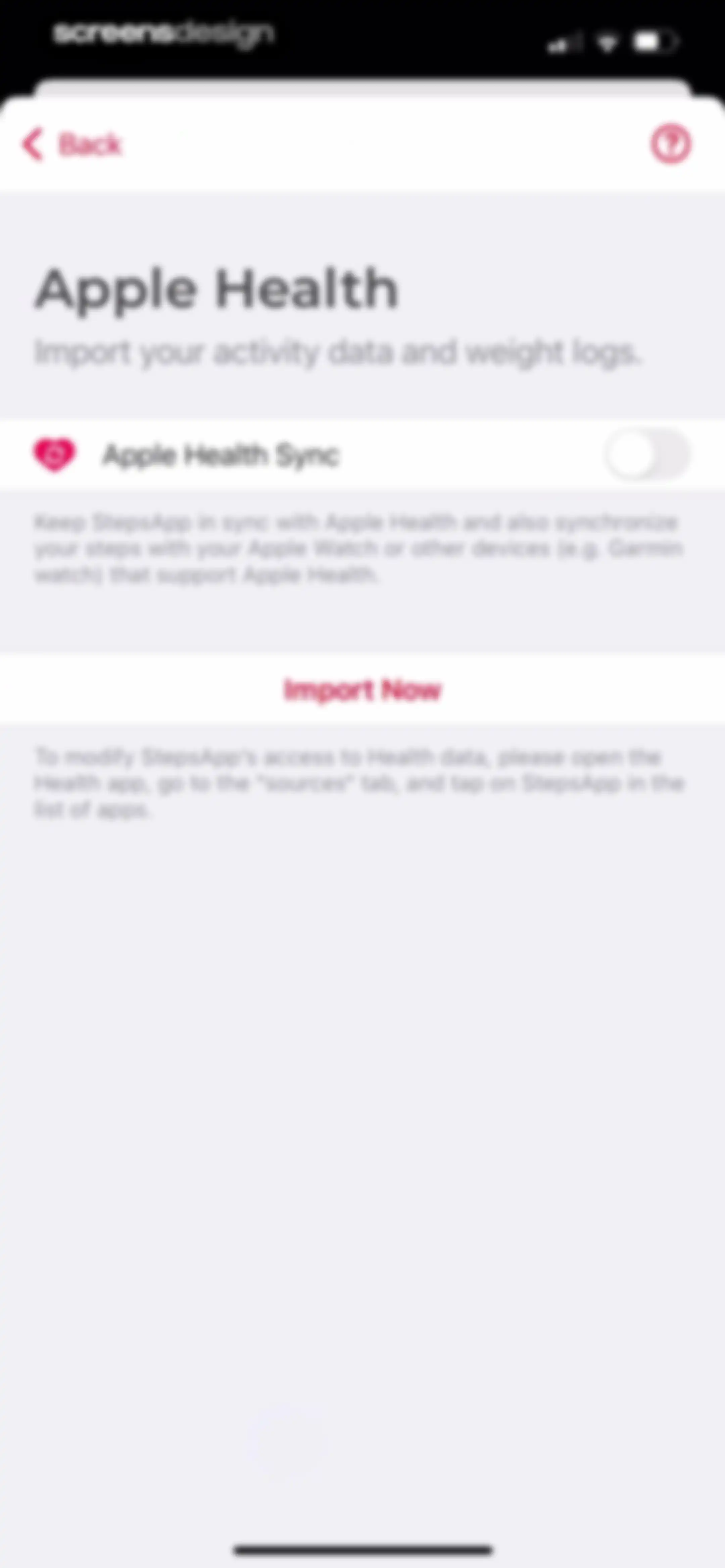 StepsApp Pedometer screen 163