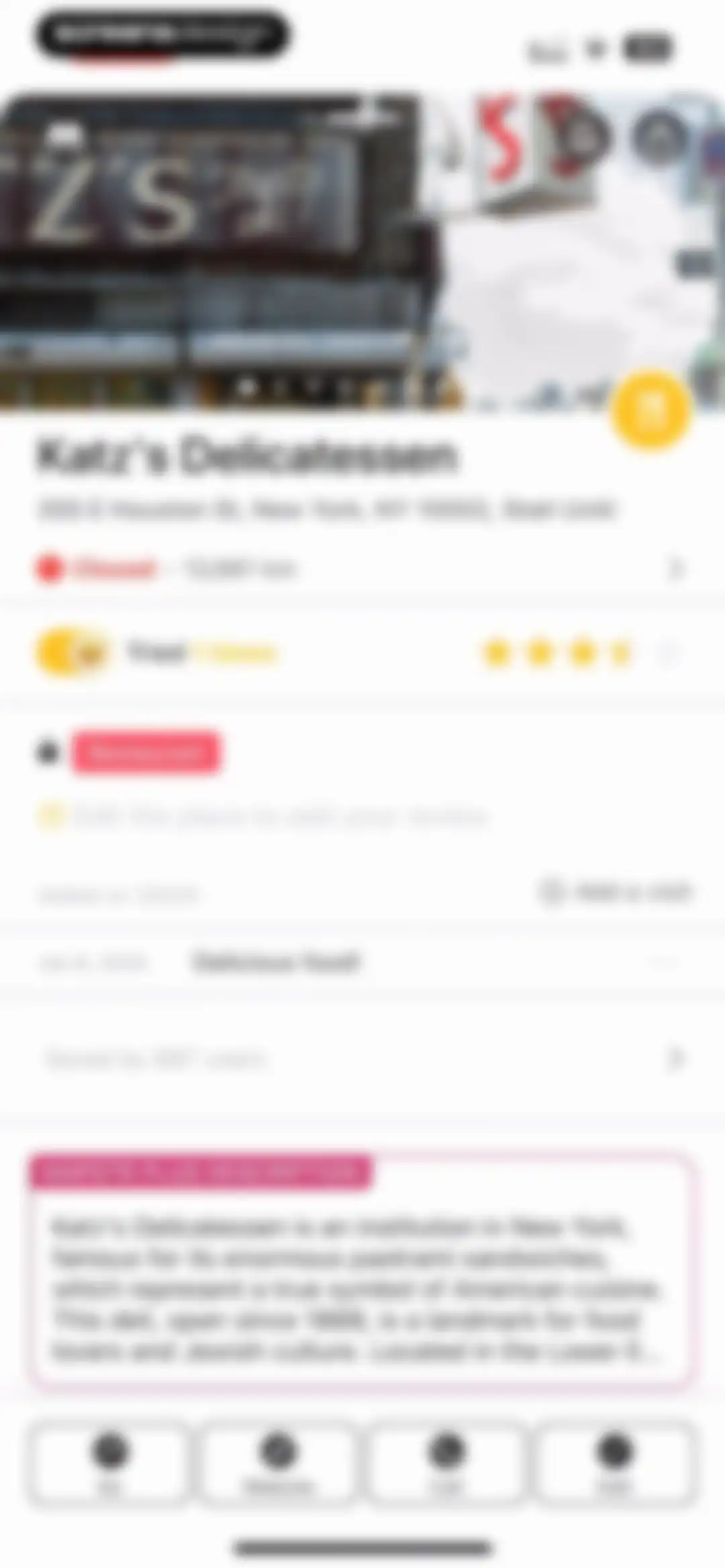 Mapstr – Save & Follow Places screen 111