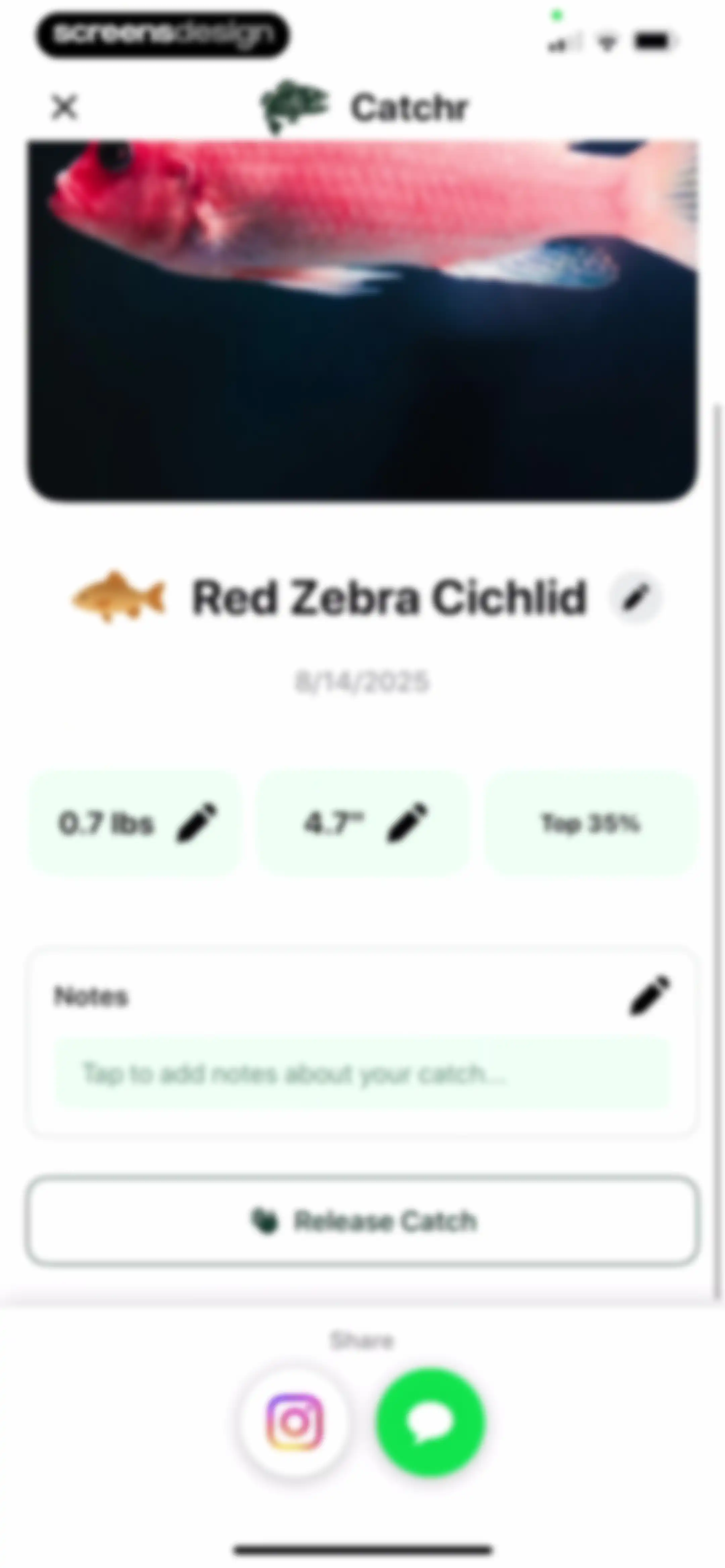 Catchr: Fish Identifier screen 90