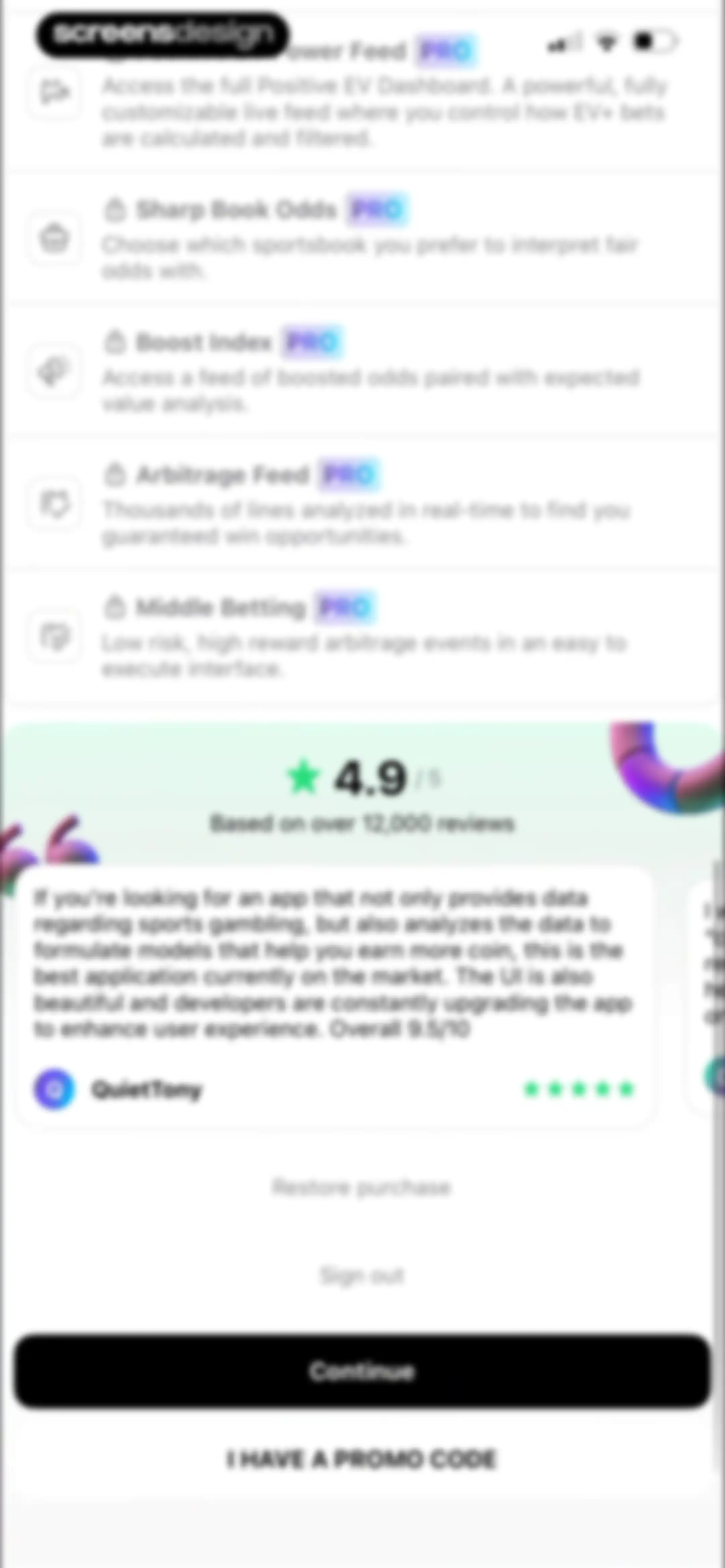 Outlier: Smart Sports Betting screen 19