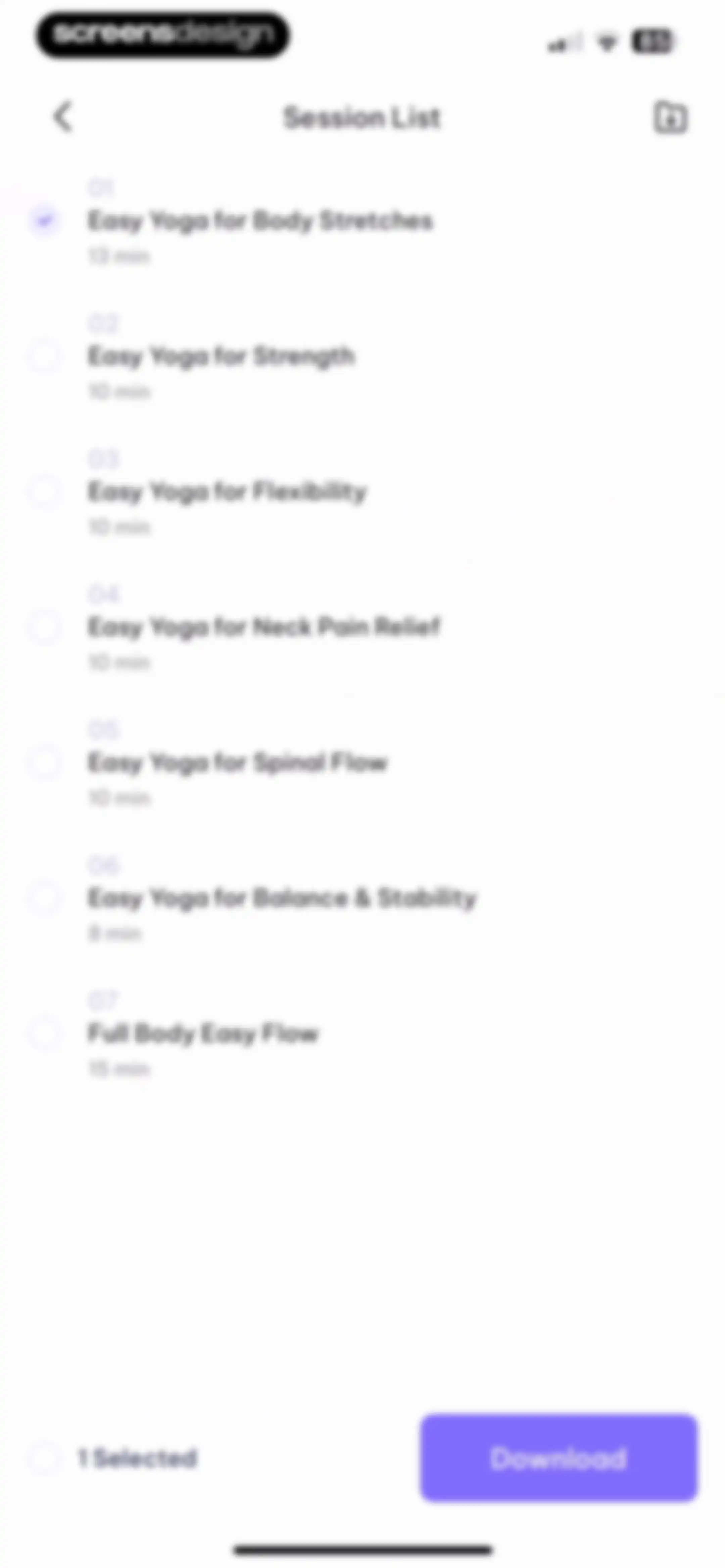 Daily Yoga: Yoga for Fitness® screen 67