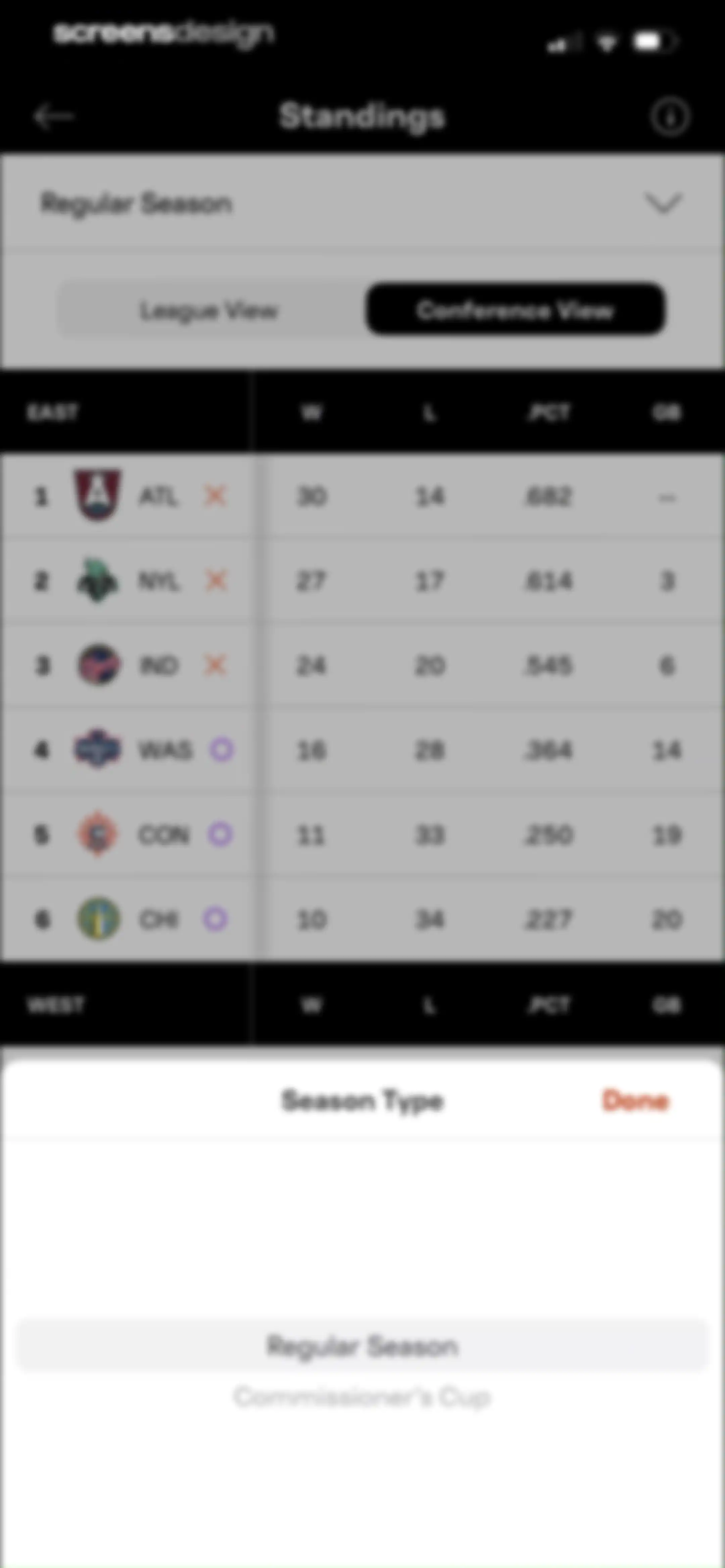 WNBA: Live Games & Scores screen 95