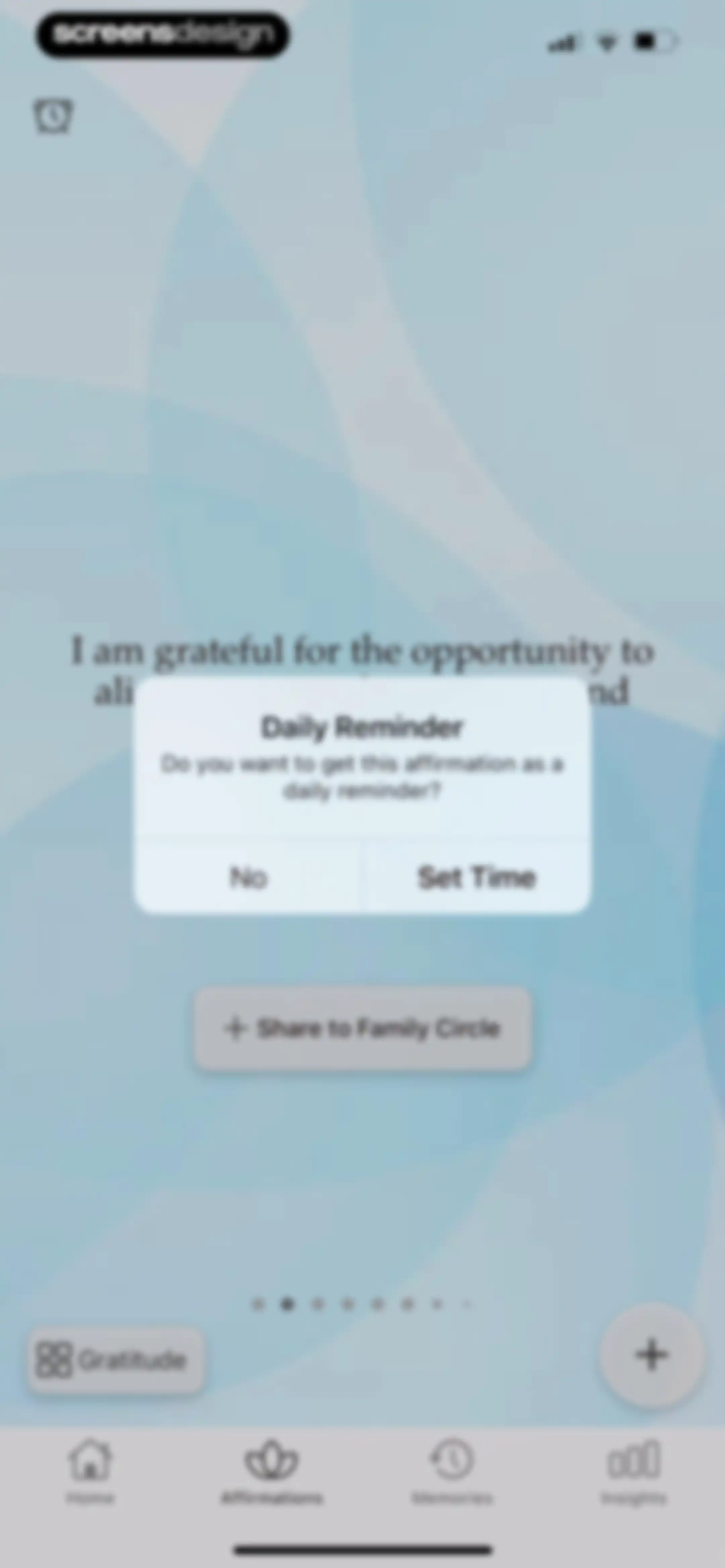 Gratitude Plus – Journal screen 89