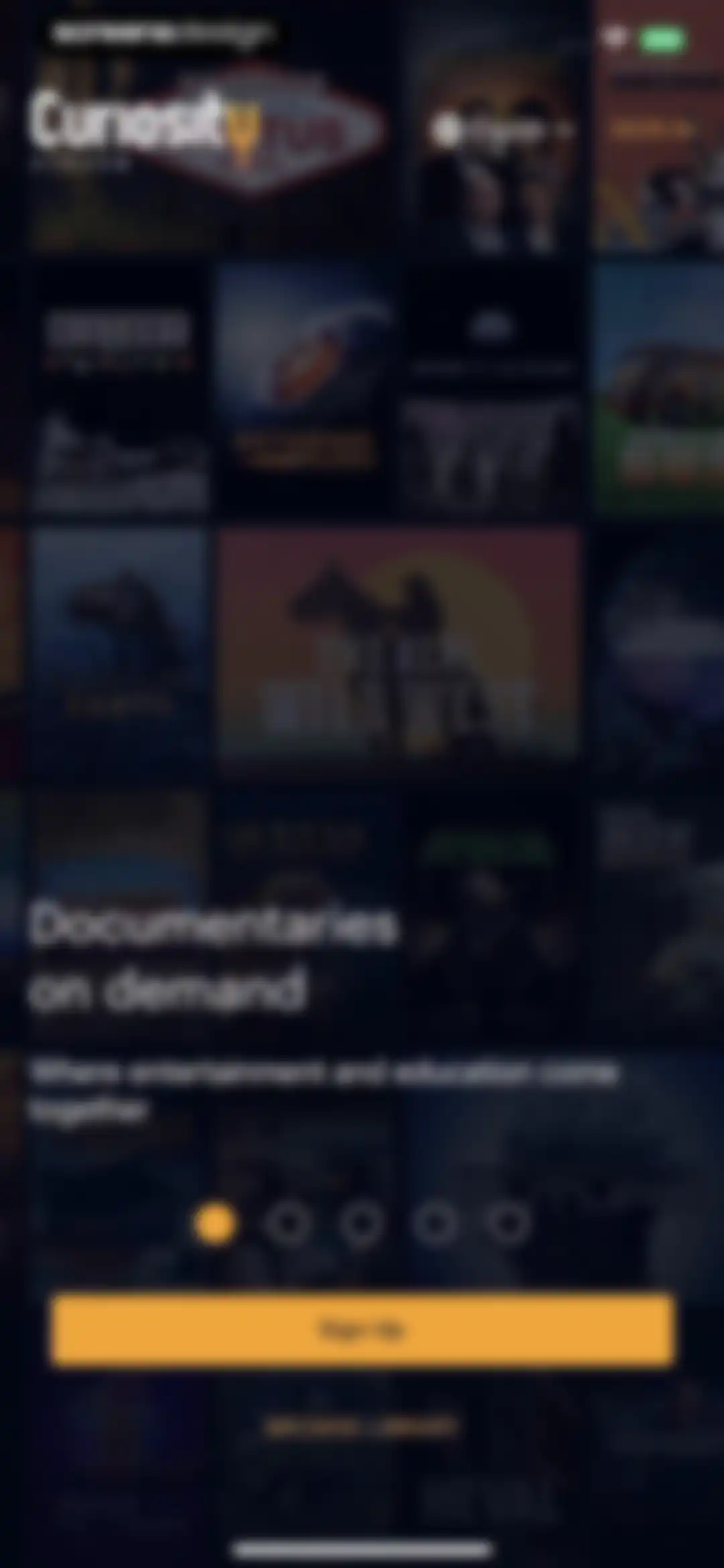 CuriosityStream screen 2