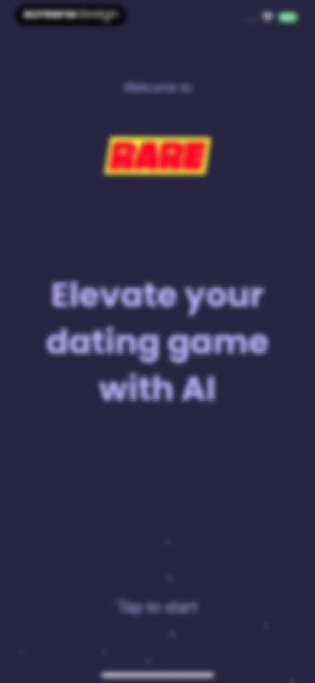 RARE: AI Dating Assistant screen 2