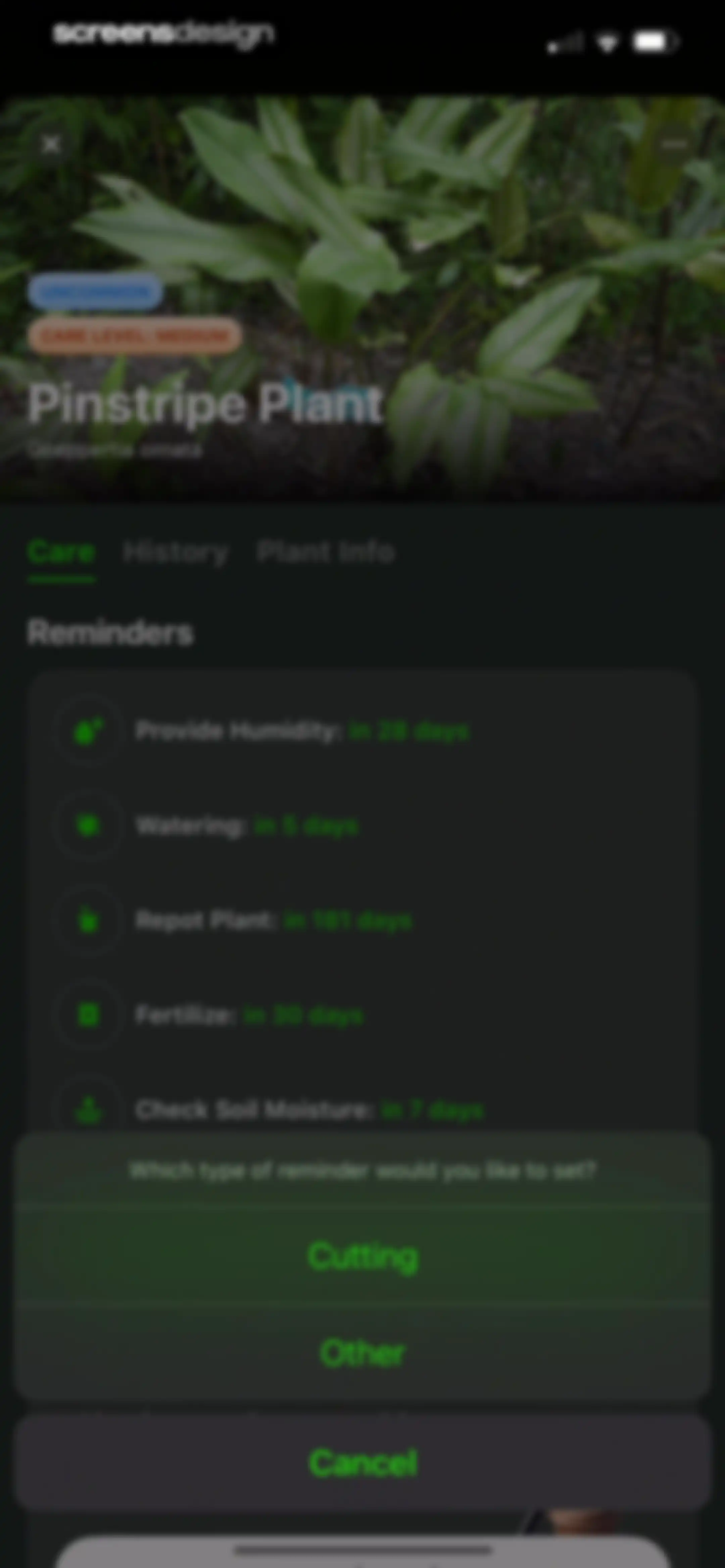 Plant Identifier & Care App screen 36