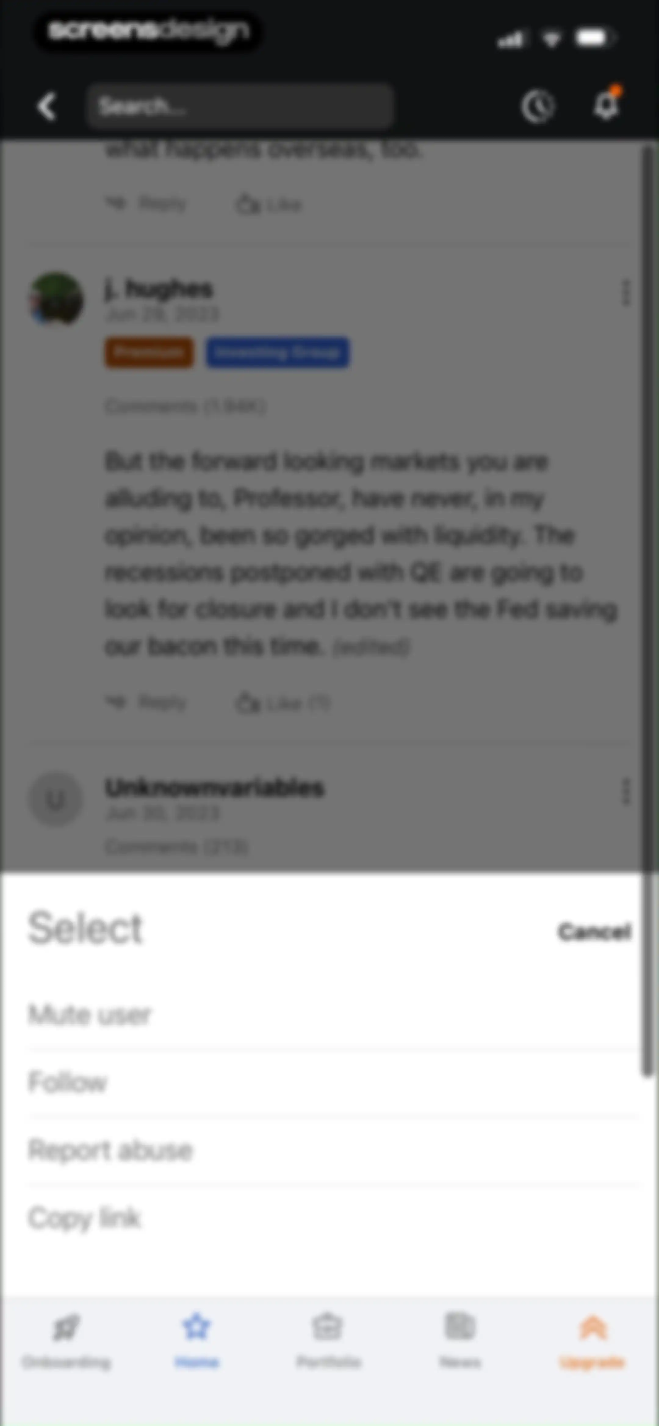 Seeking Alpha: News & Analysis screen 37