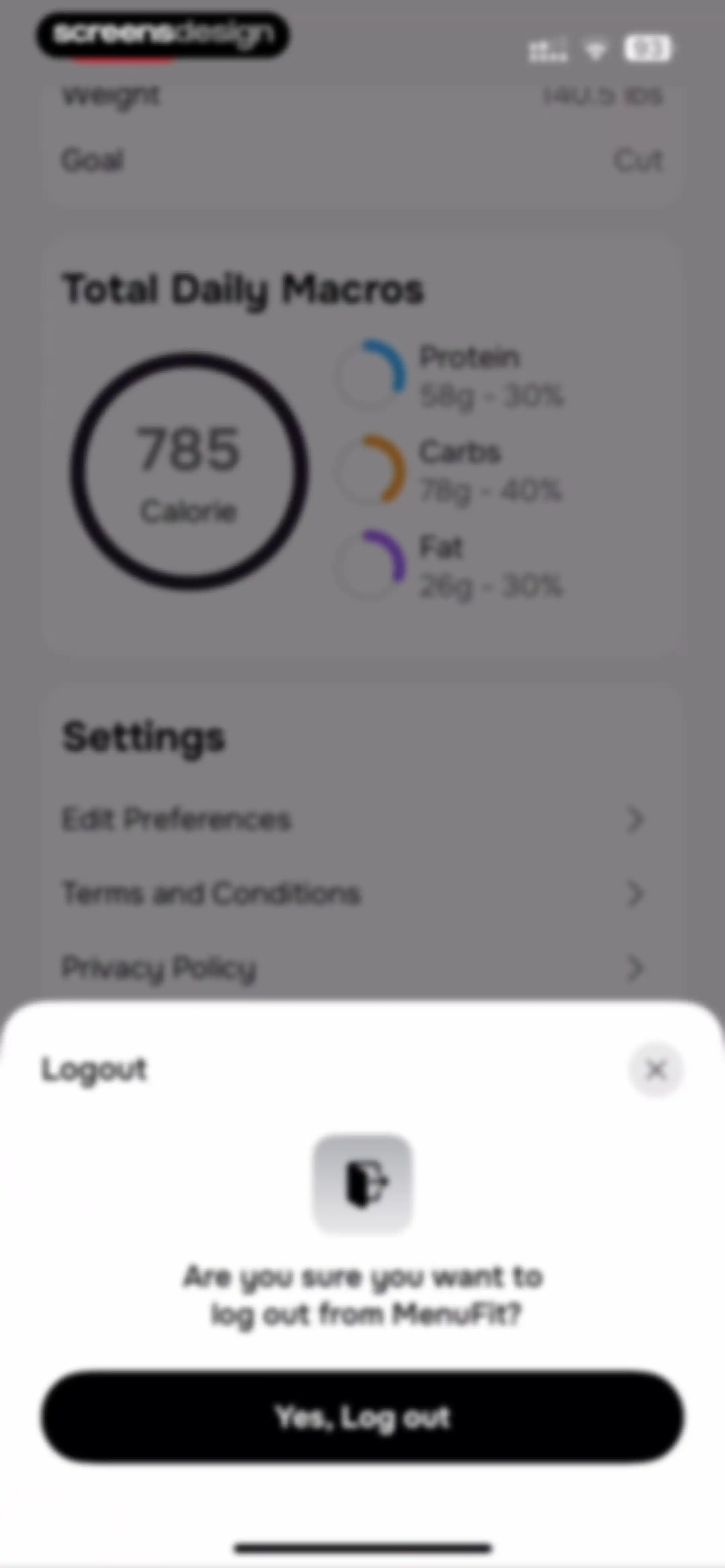 MenuFit - Healthy Eating Out screen 85