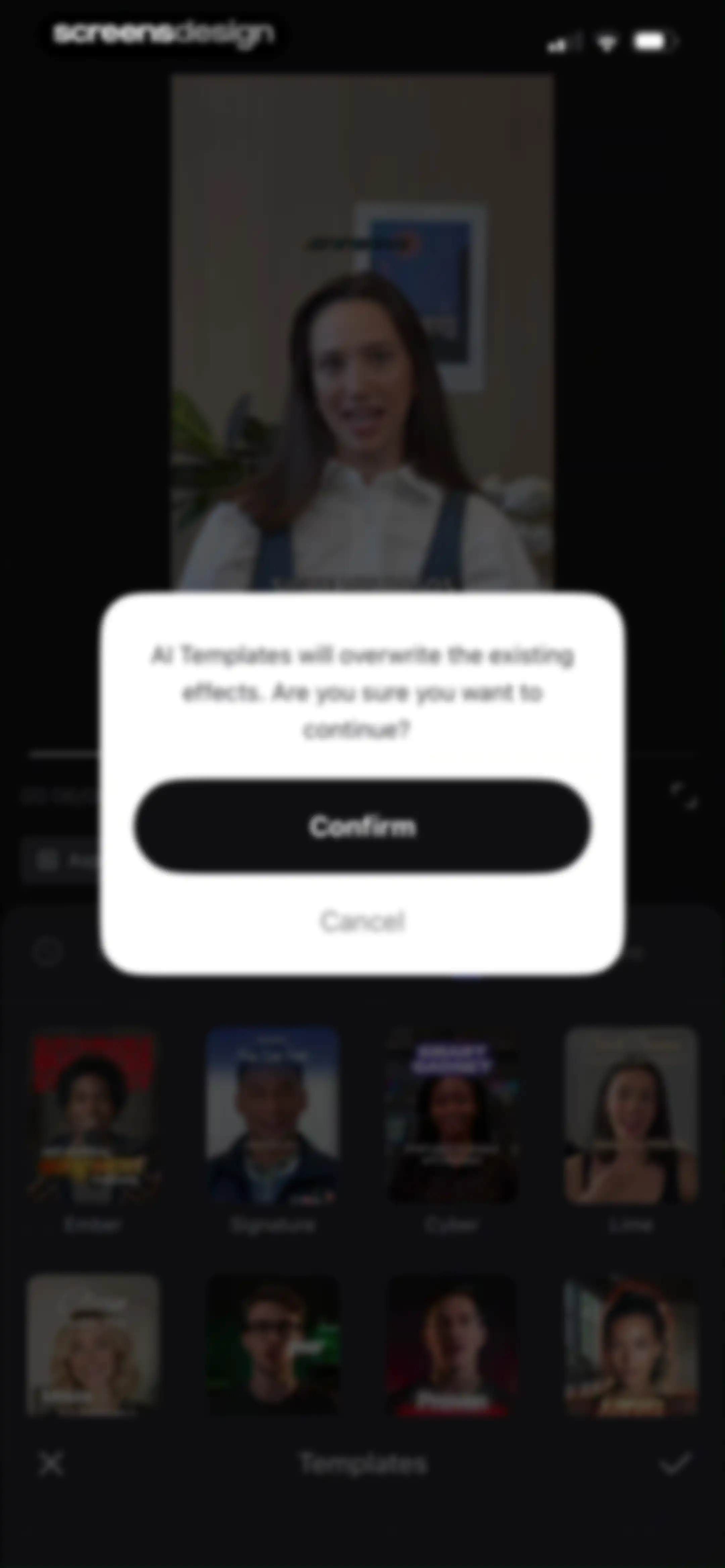 Vmake Labs: create viral video screen 43