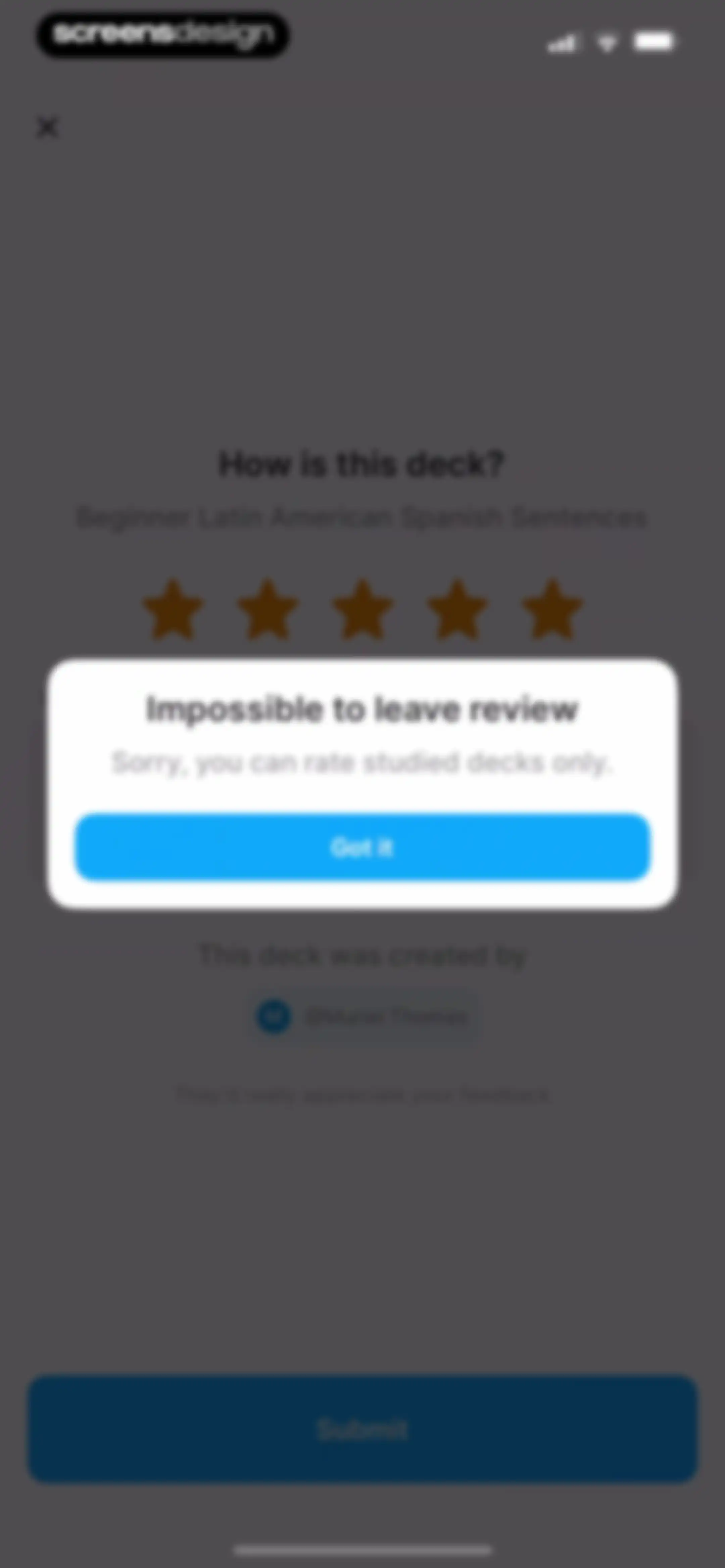 Noji - Flashcards study app screen 120
