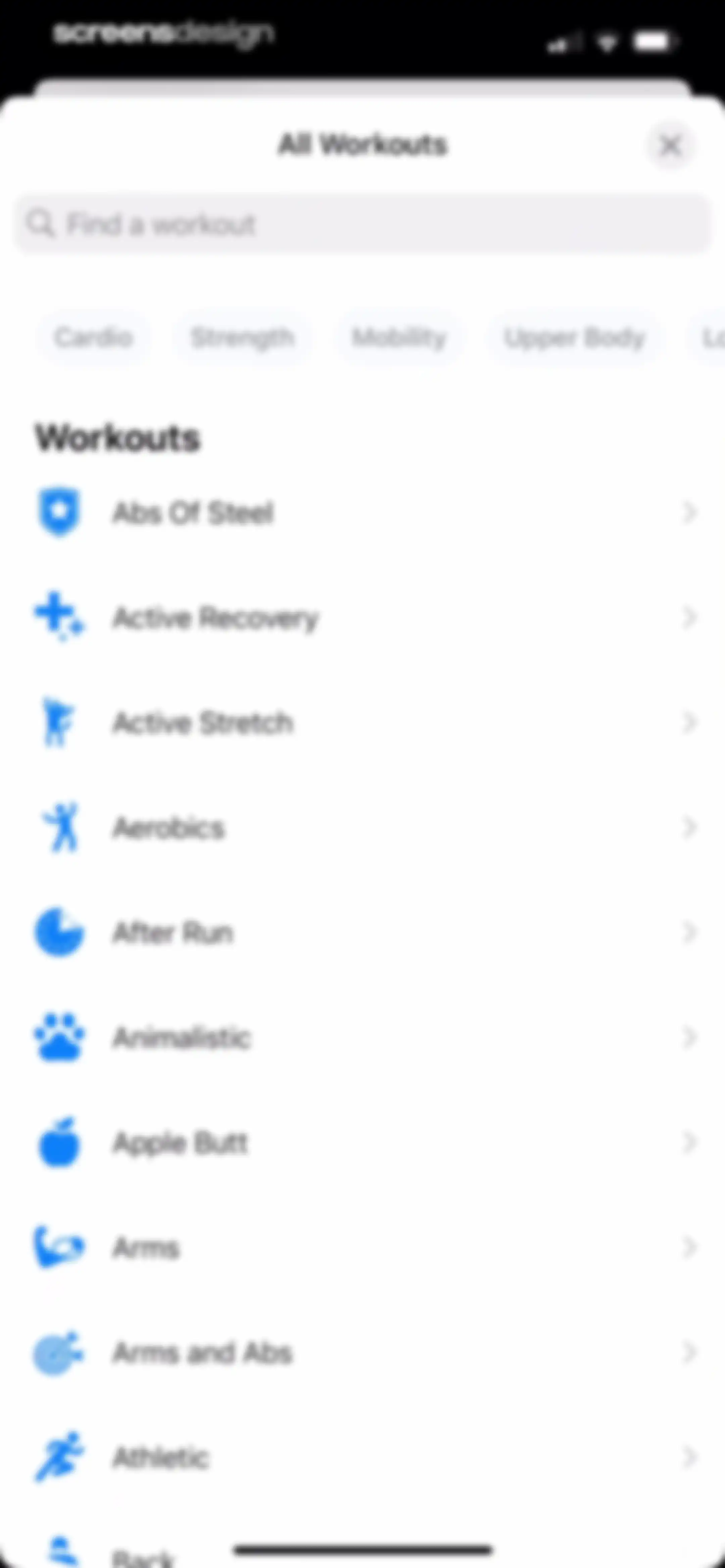 Seven: 7 Minute Workout screen 104
