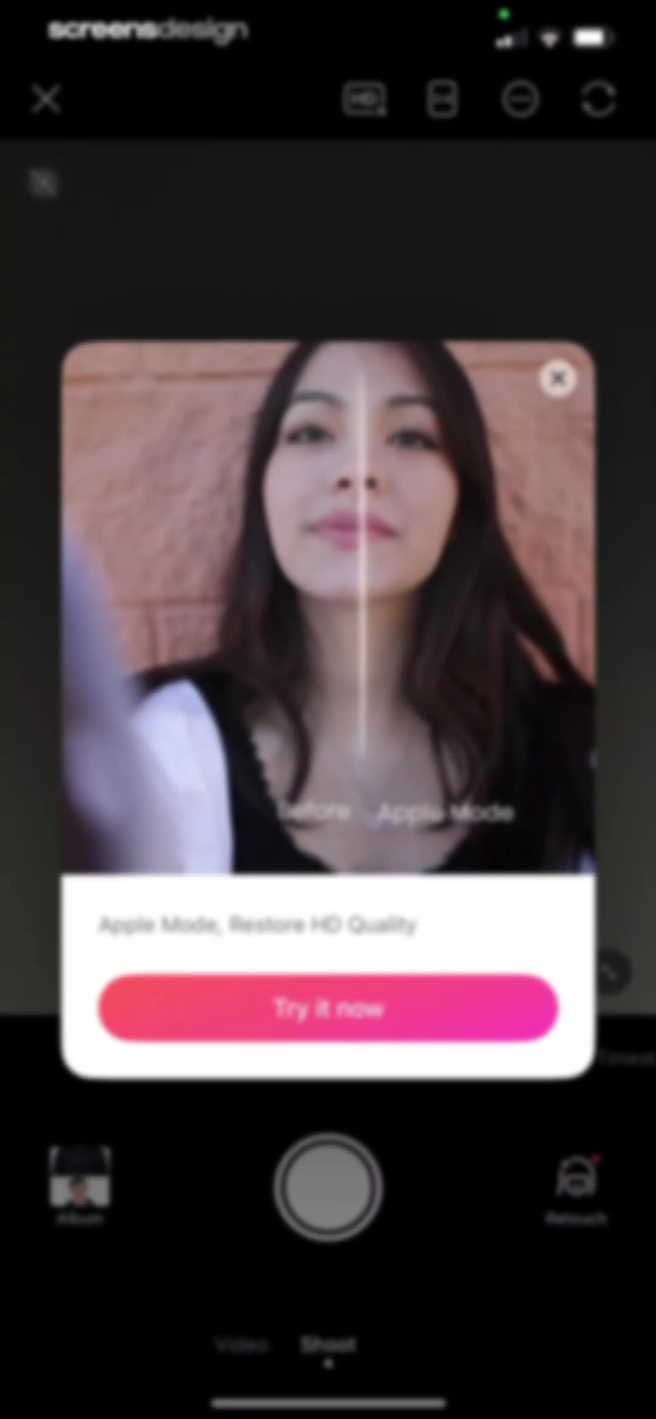 BeautyPlus-Selfie Photo Editor screen 121