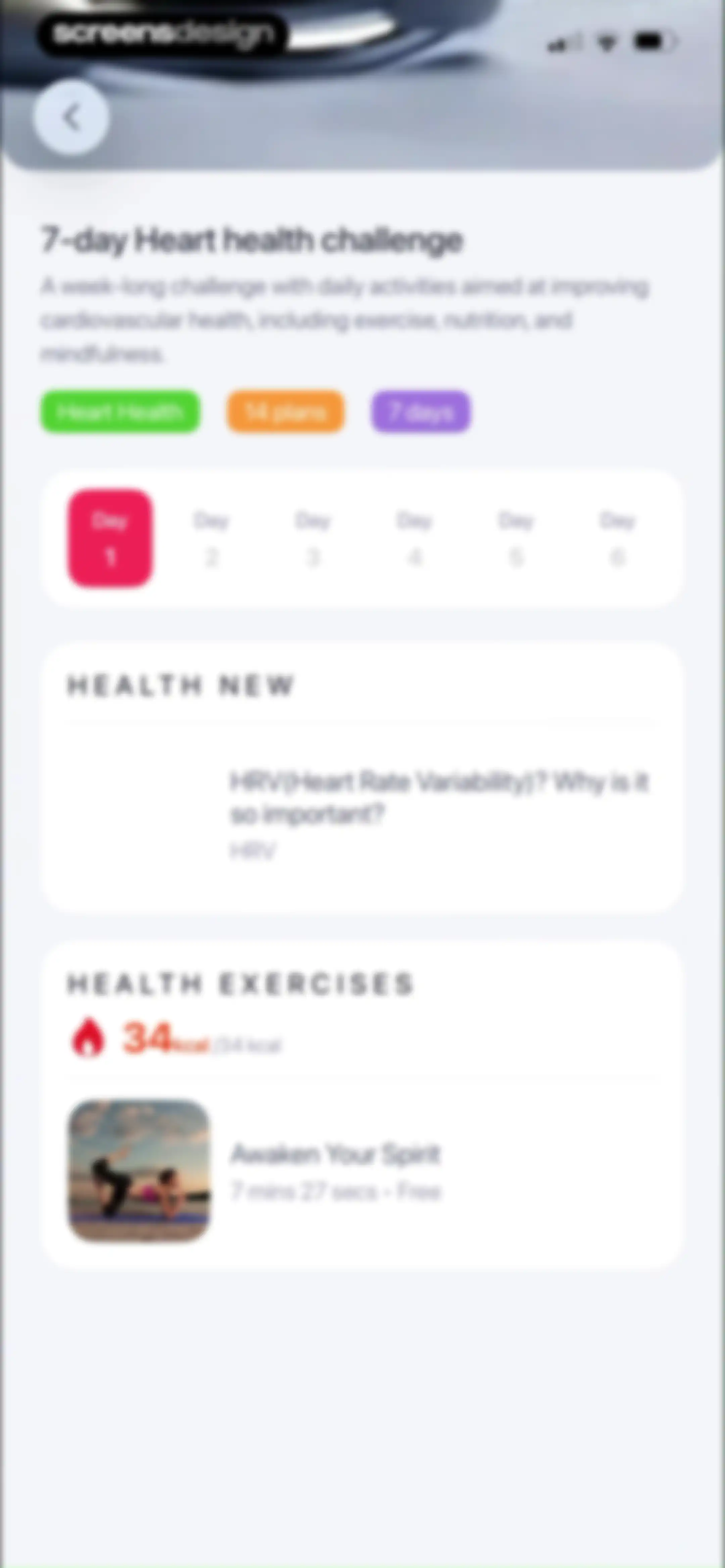 iCardiac: Heart Rate & Health screen 77