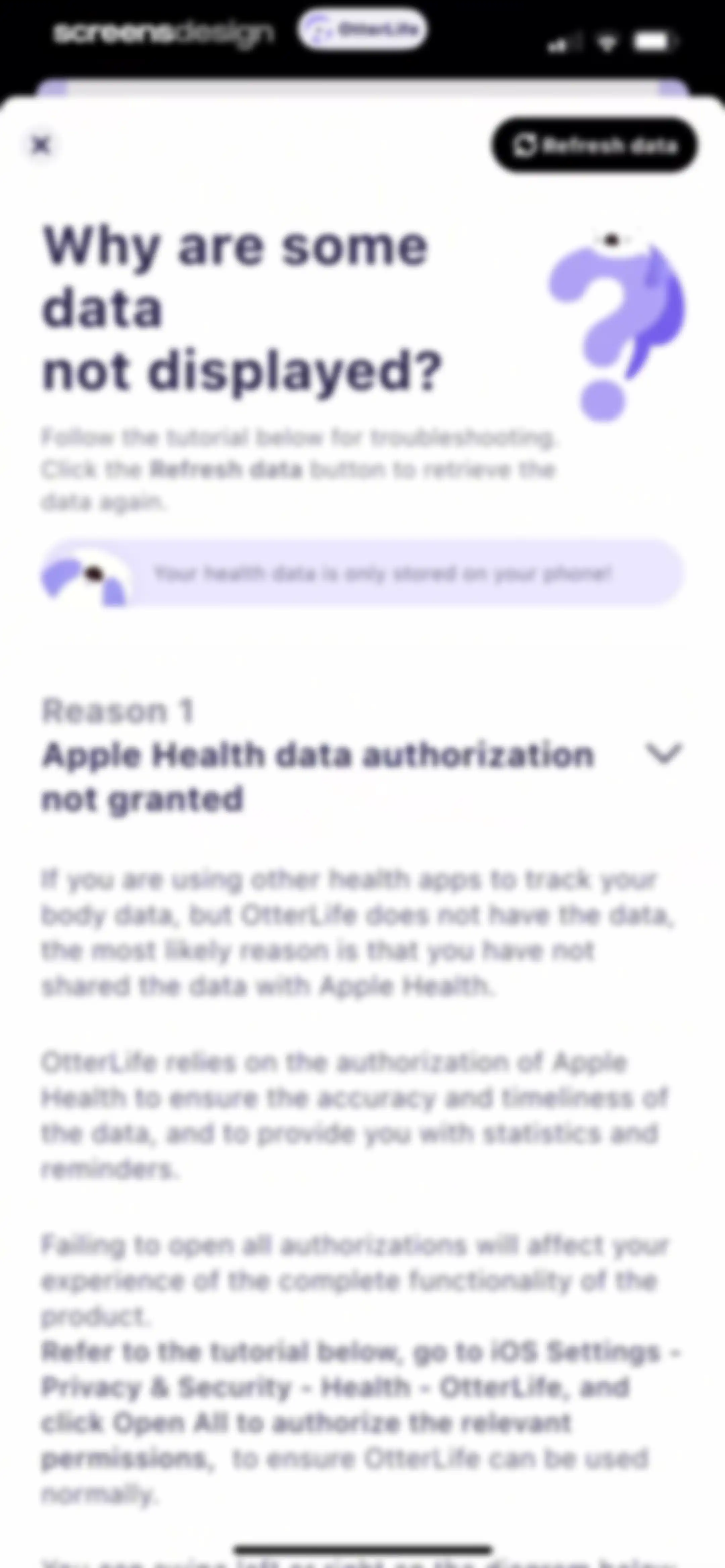 OtterLife: AI Health Tracker screen 188