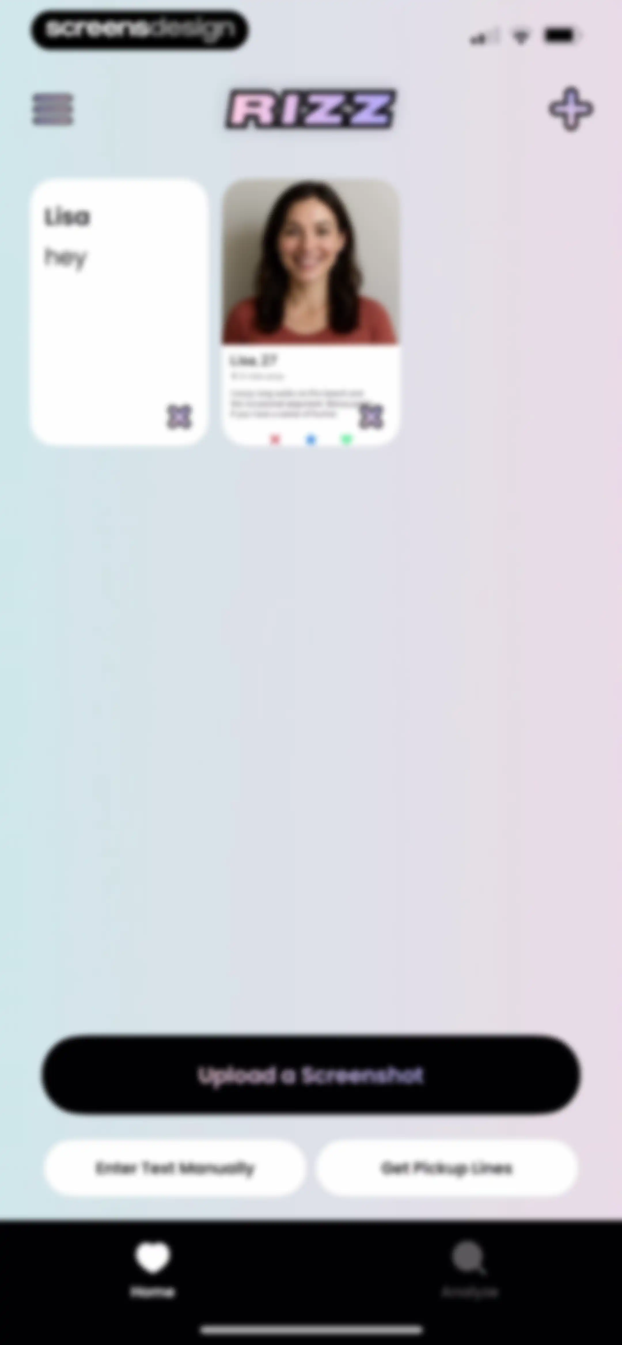 RIZZ screen 45