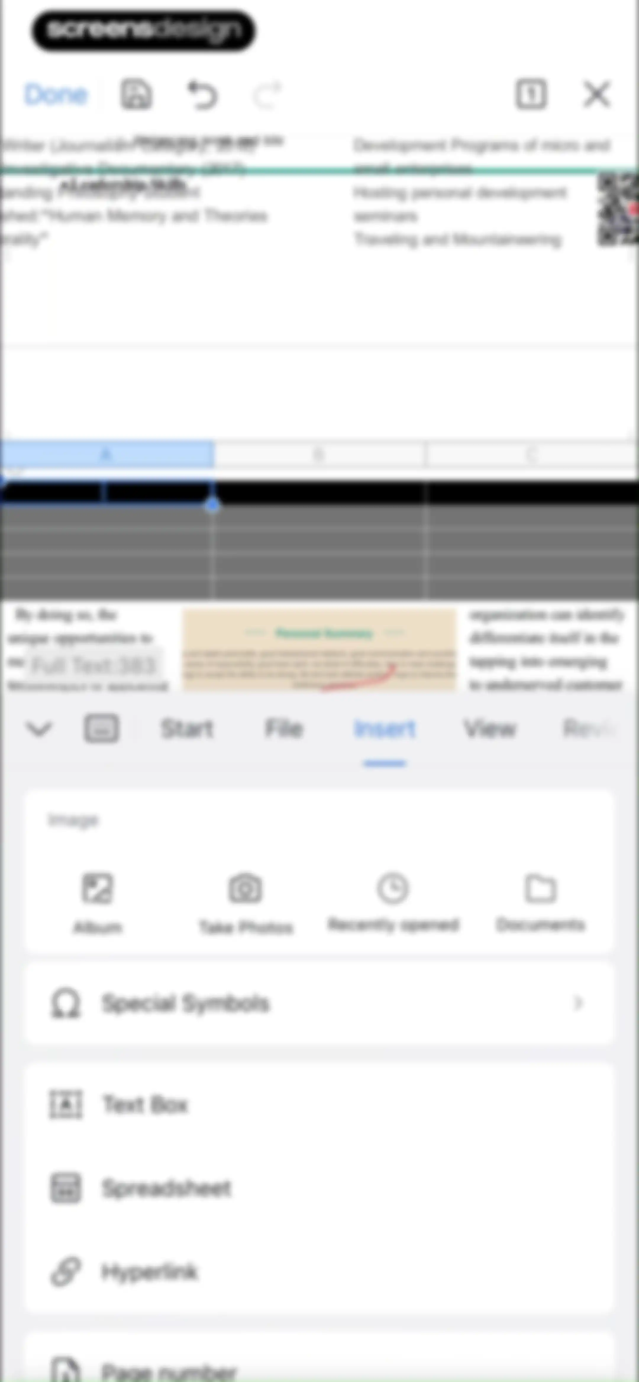 WPS Office-AI Doc, PDF, Sheet screen 105