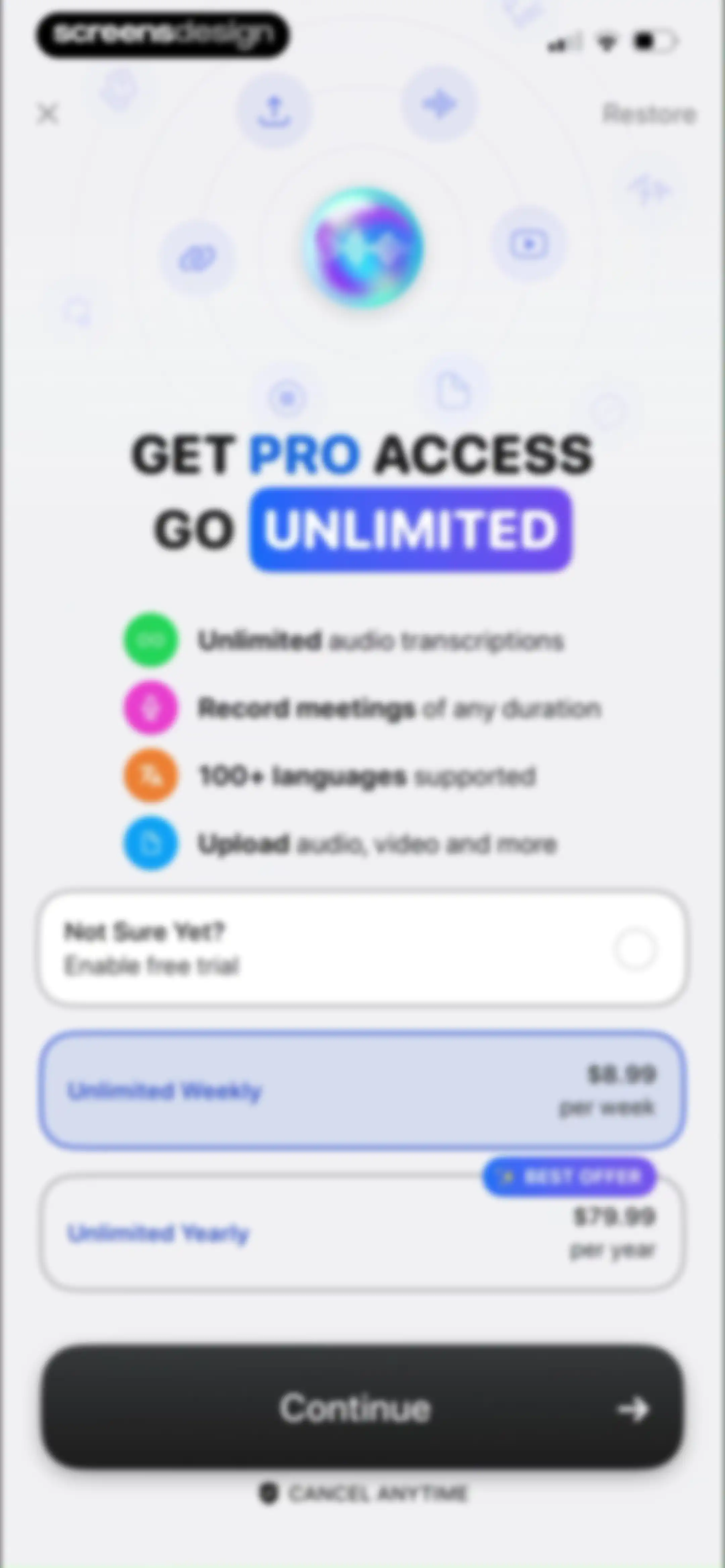 Notee: AI Note Taker screen 18