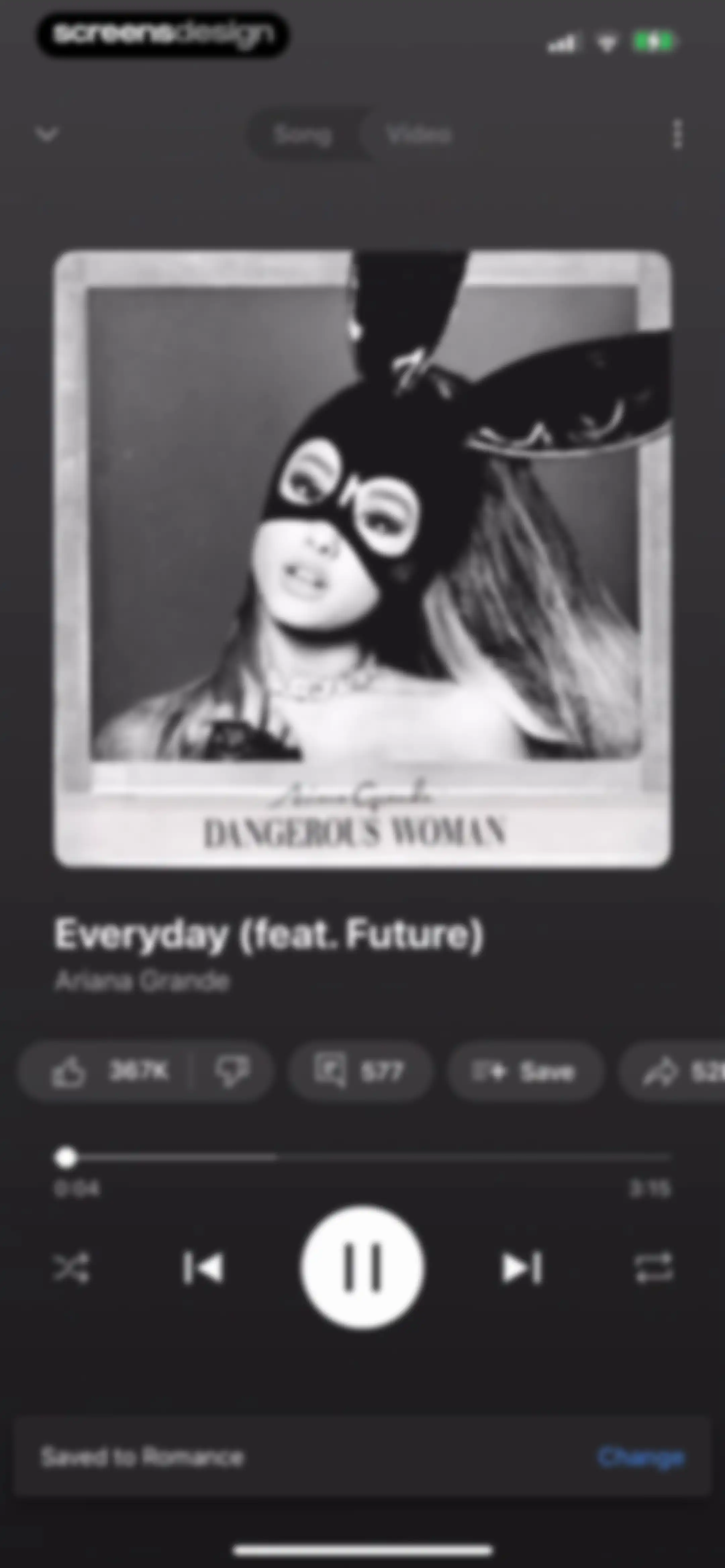 YouTube Music screen 72
