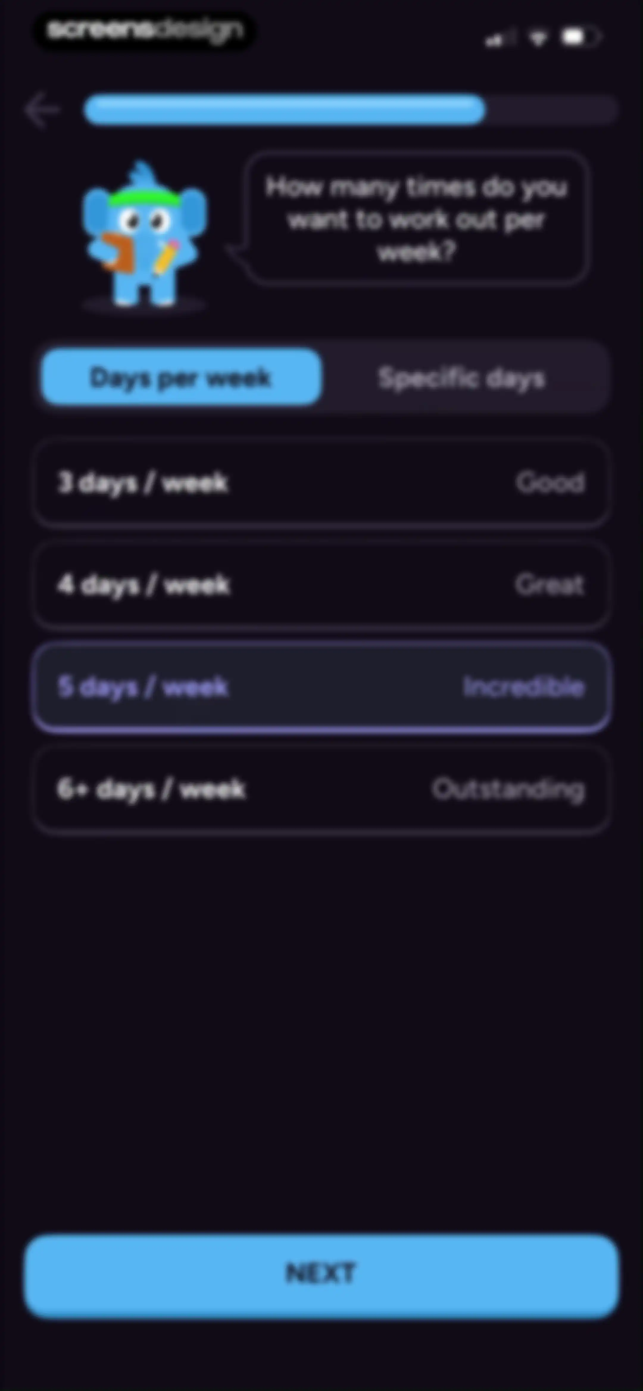 Liftoff - Ranked Gym Workouts screen 177