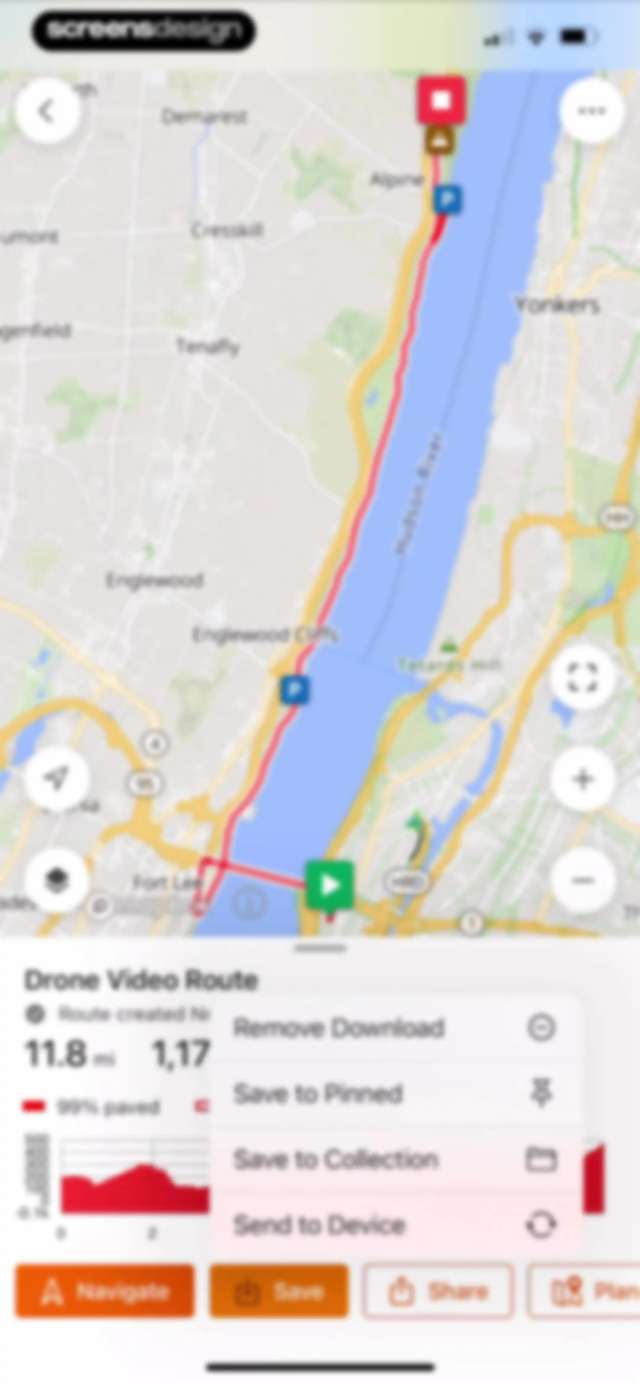 Ride with GPS: Bike Navigation screen 57