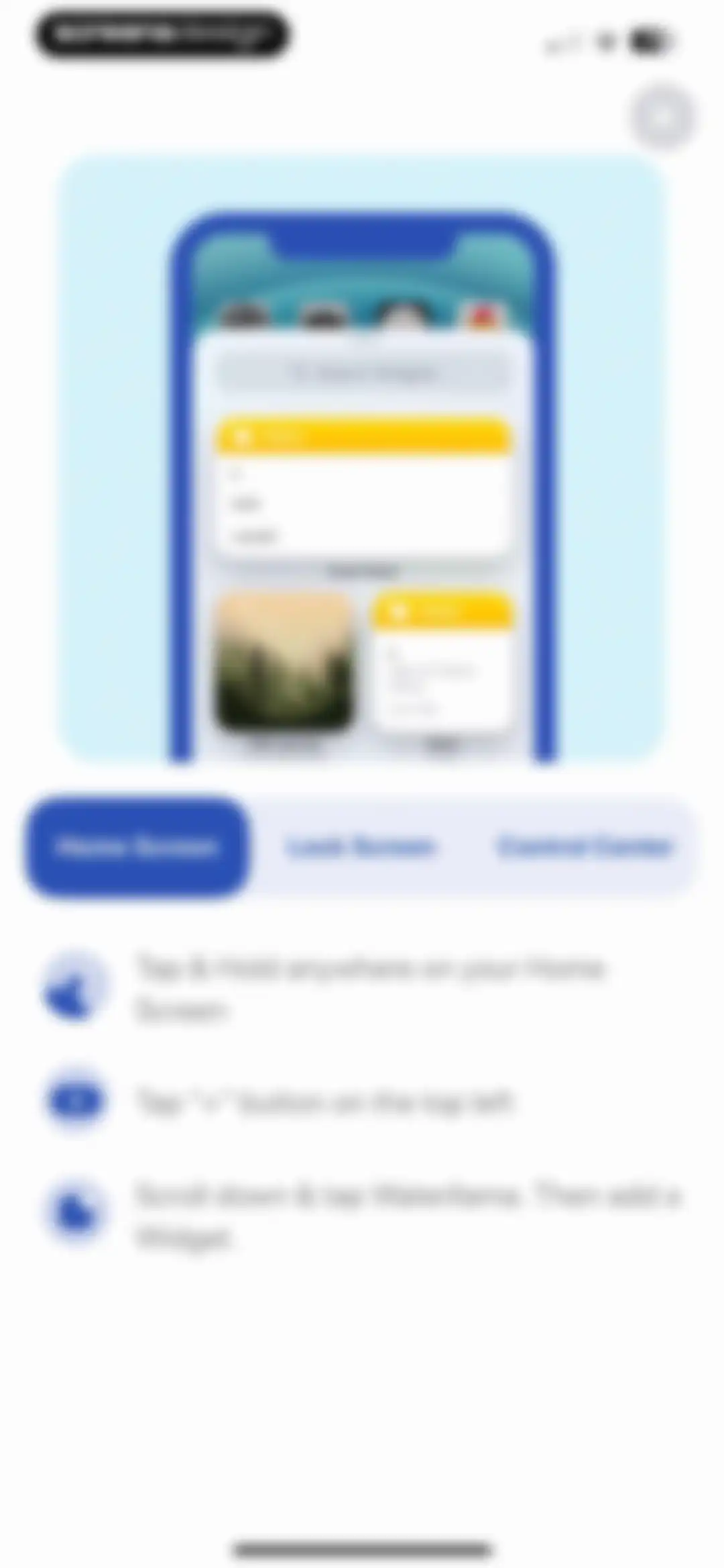 Water tracker Waterllama screen 47