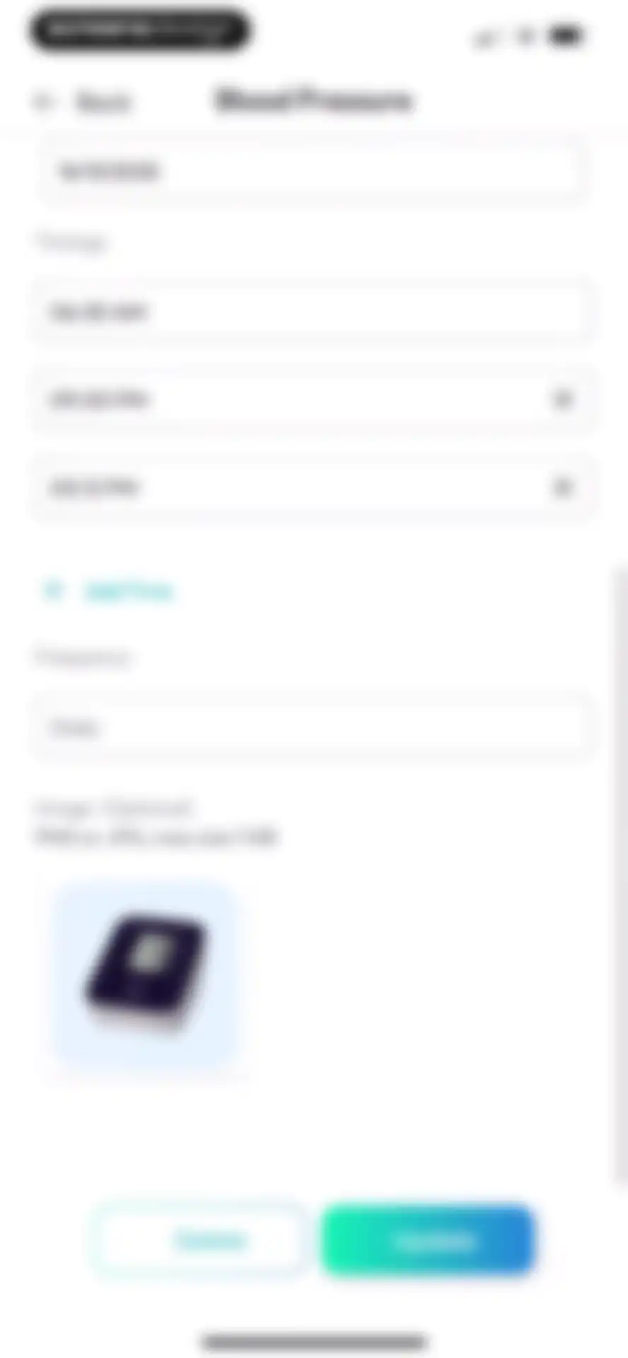 Blood Pressure Tracker SmartBP screen 54